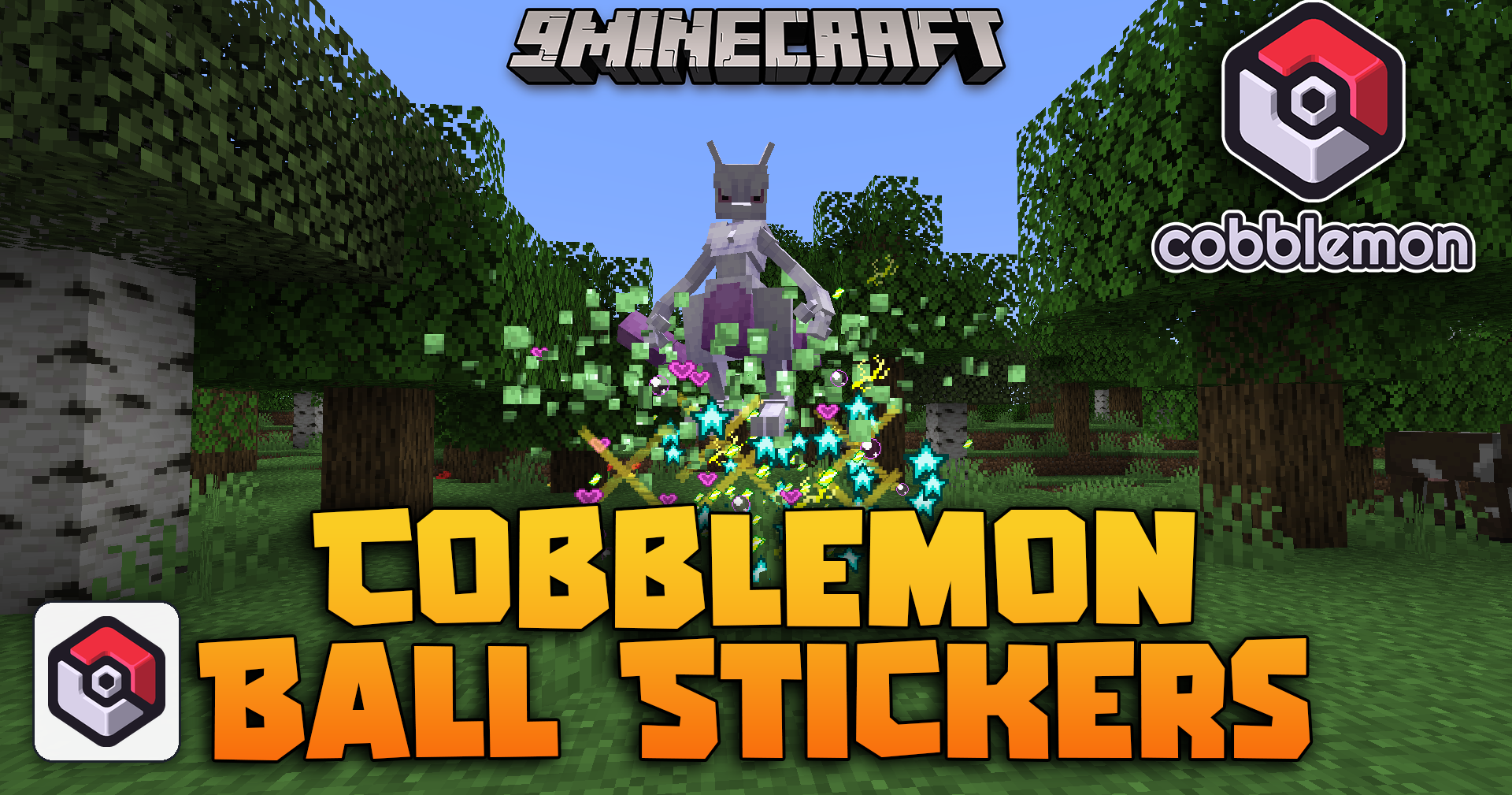 Cobblemon Ball Stickers Mod (1.21.1) – Customize Your Pokémon Battle Entrances