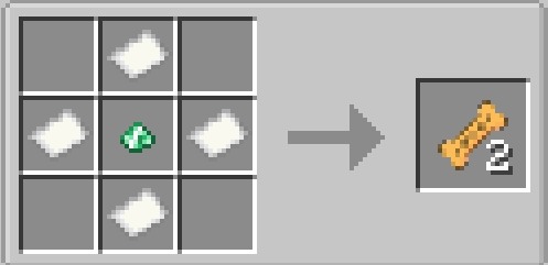 Crafting recipe for two Poke Treats using paper and a single emerald