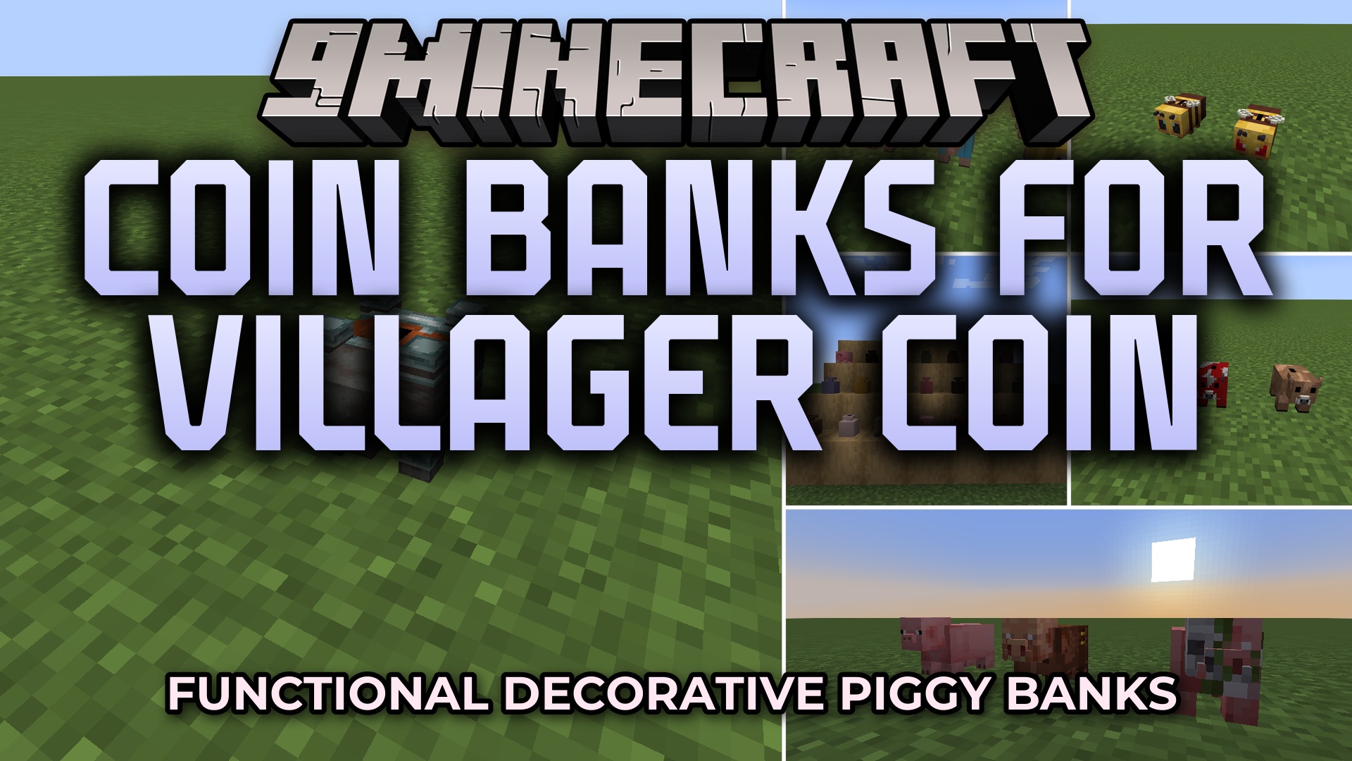 Coin Banks for Villager Coin Mod