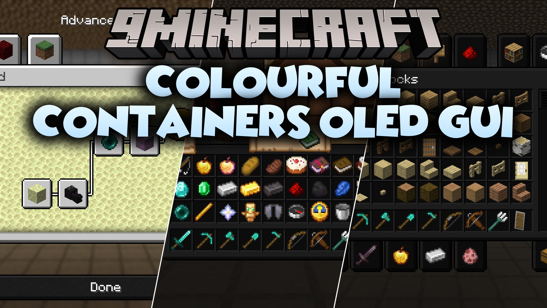 Colourful Containers OLED GUI Resource Pack