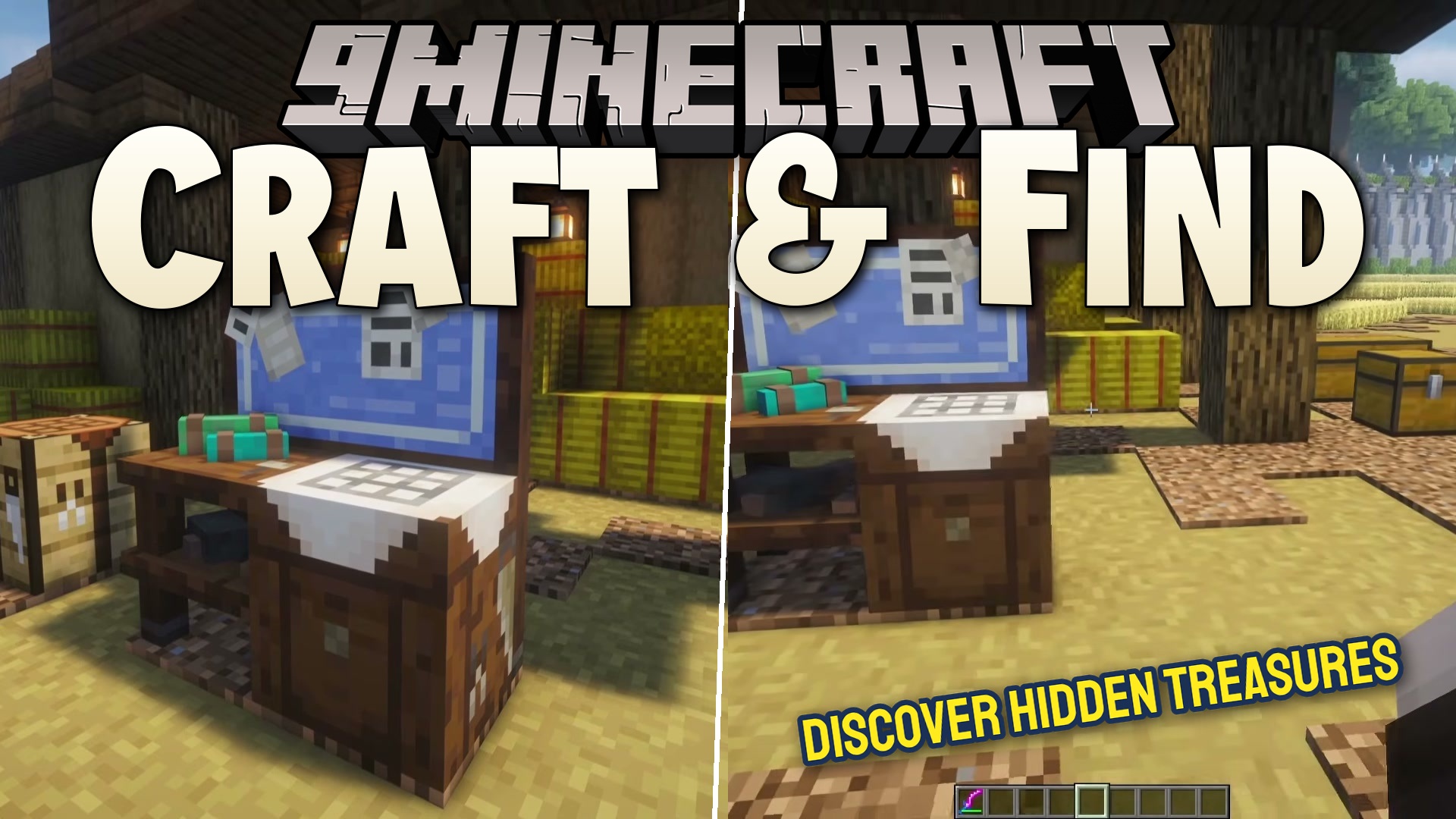 Craft & Find Mod (1.21.1, 1.20.1) – Craft Directly From Nearby Storage Chests
