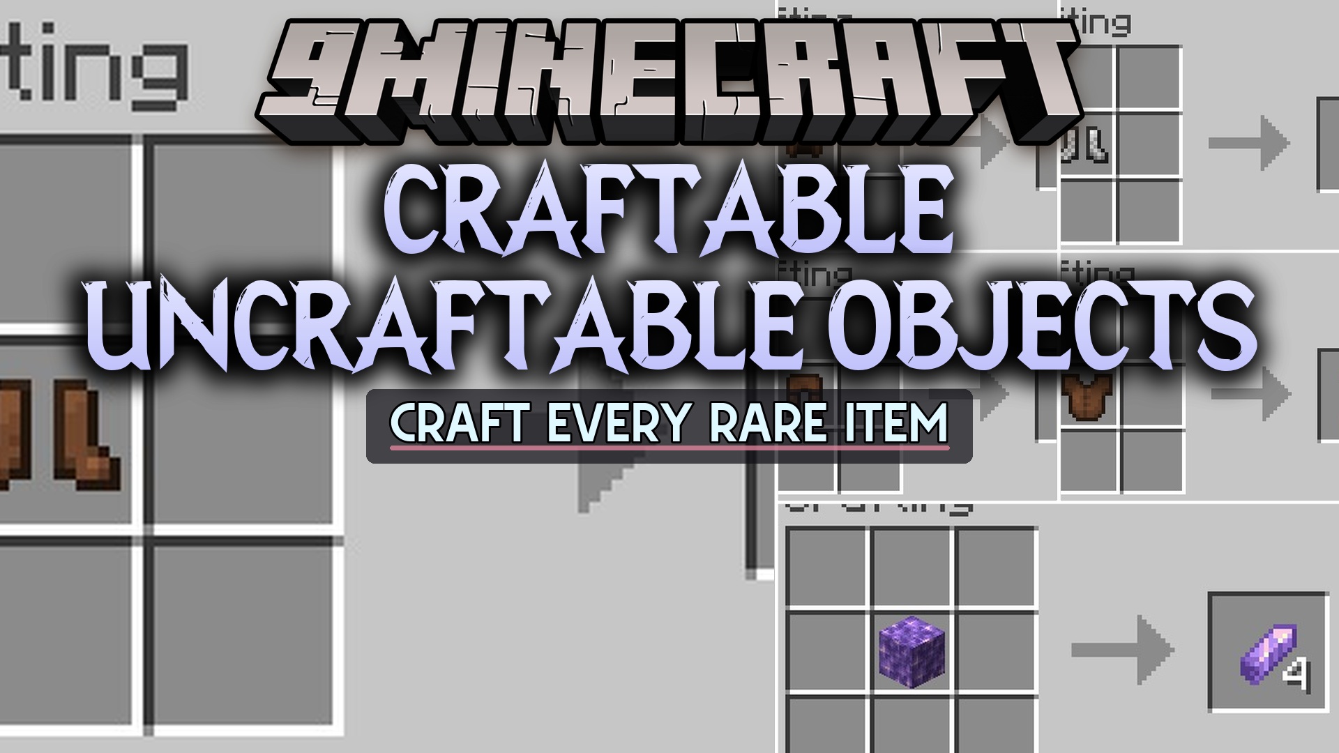 Craftable Uncraftable Objects Data Pack (26.2, 1.20.1)