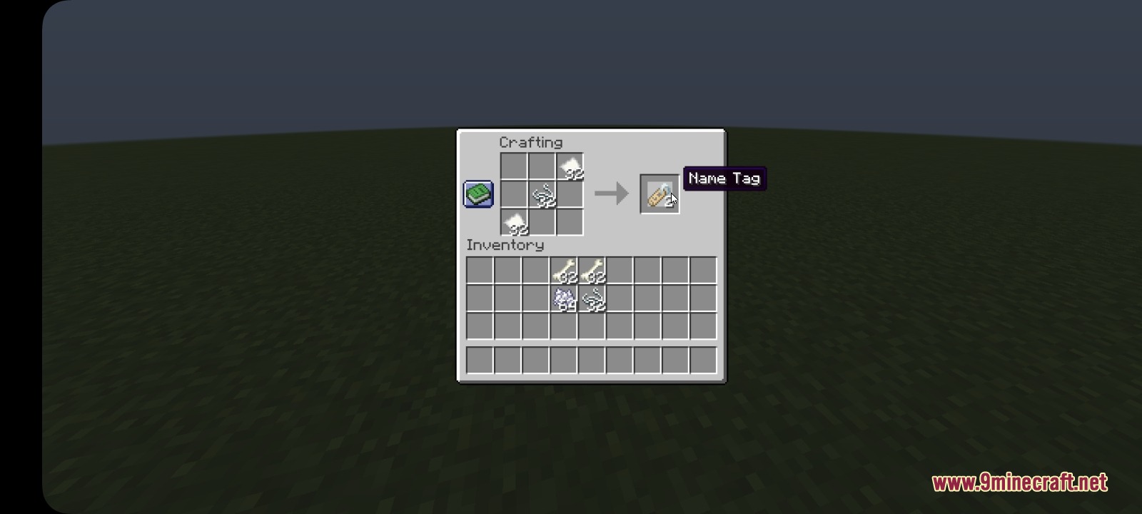 Craftingg Mod Screenshot 5 Craftingg Mod adds a recipe for name tags using paper and string