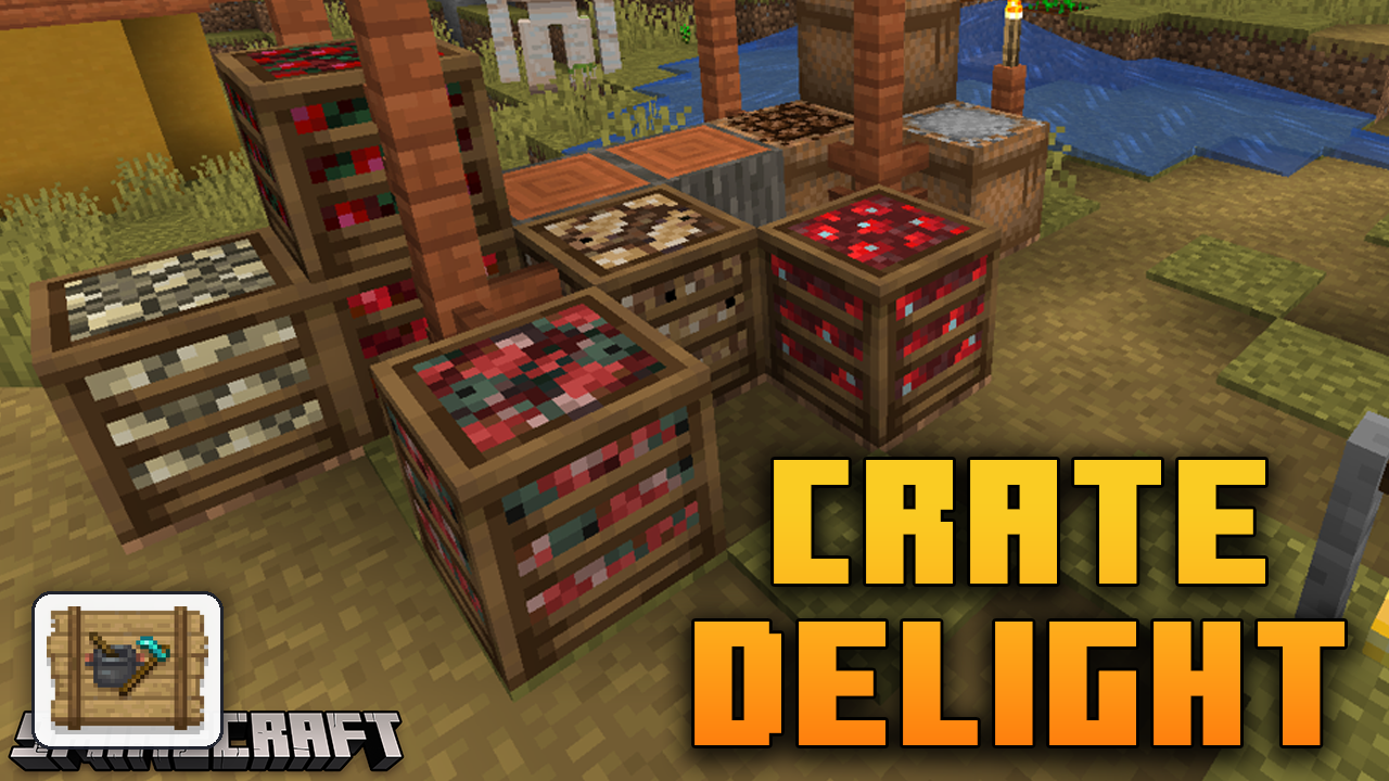 Crate Delight Mod (26.2, 1.20.1) – Functional Crates and Bags
