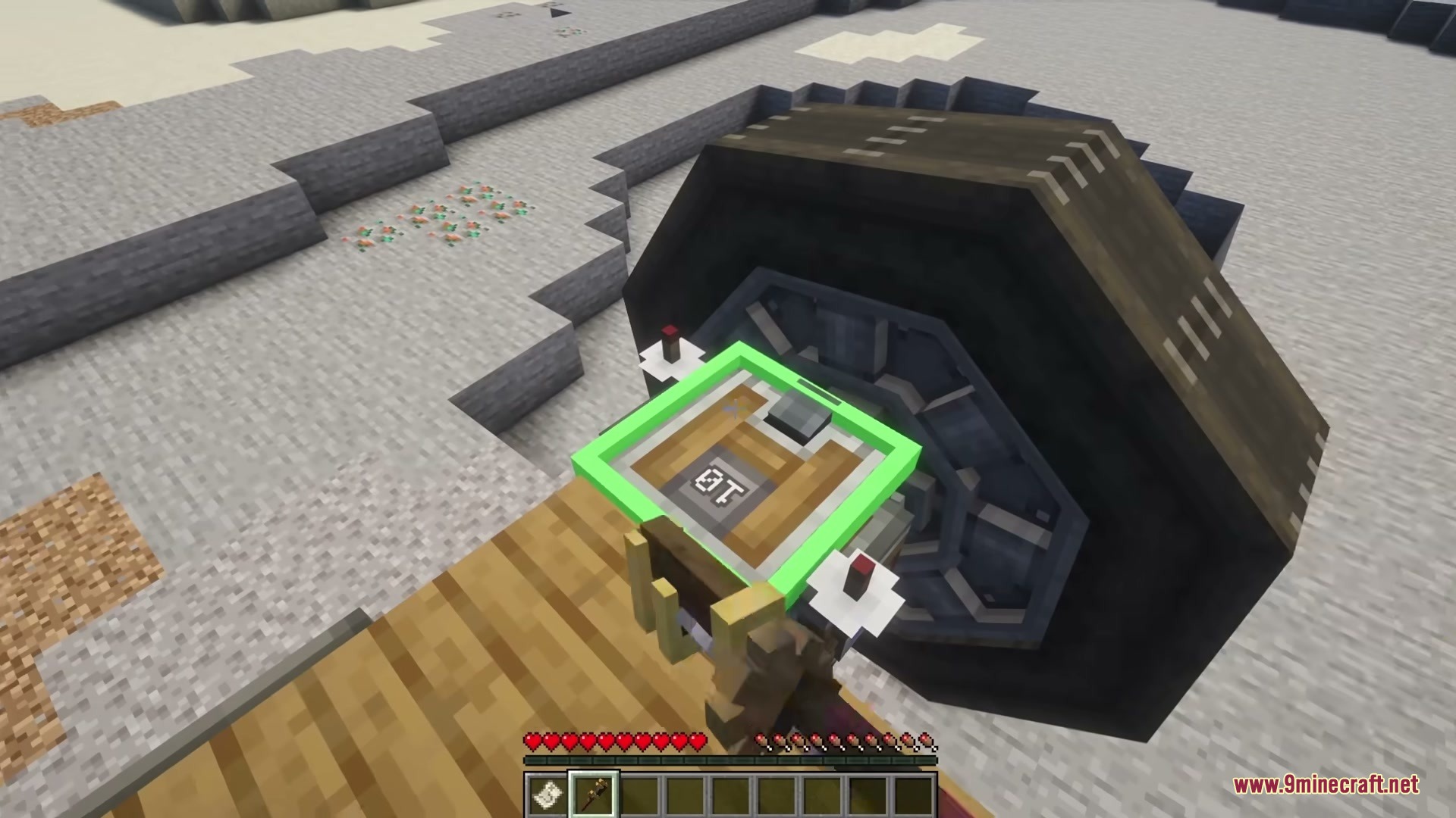 A player configures a route using the Create Automatics controller block