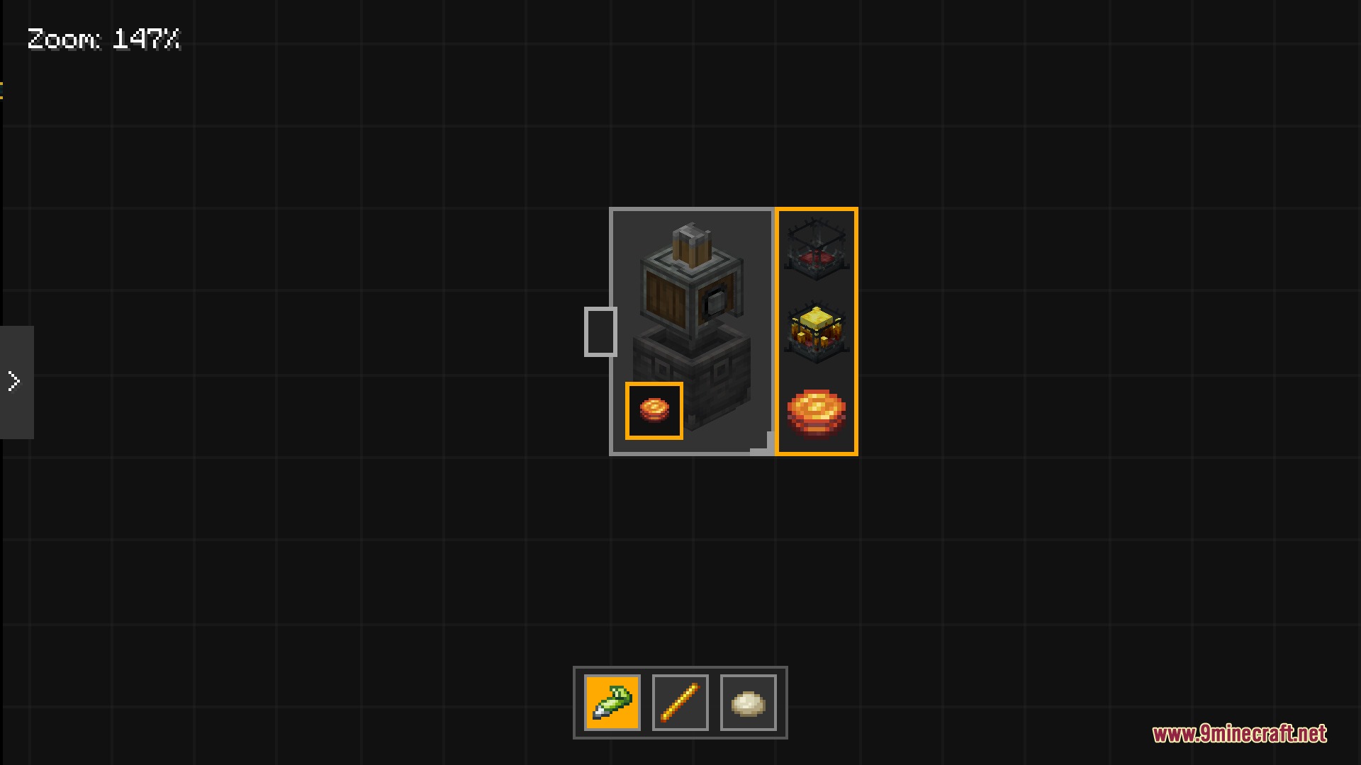 Designing a factory layout using the Create Diagram mod interface