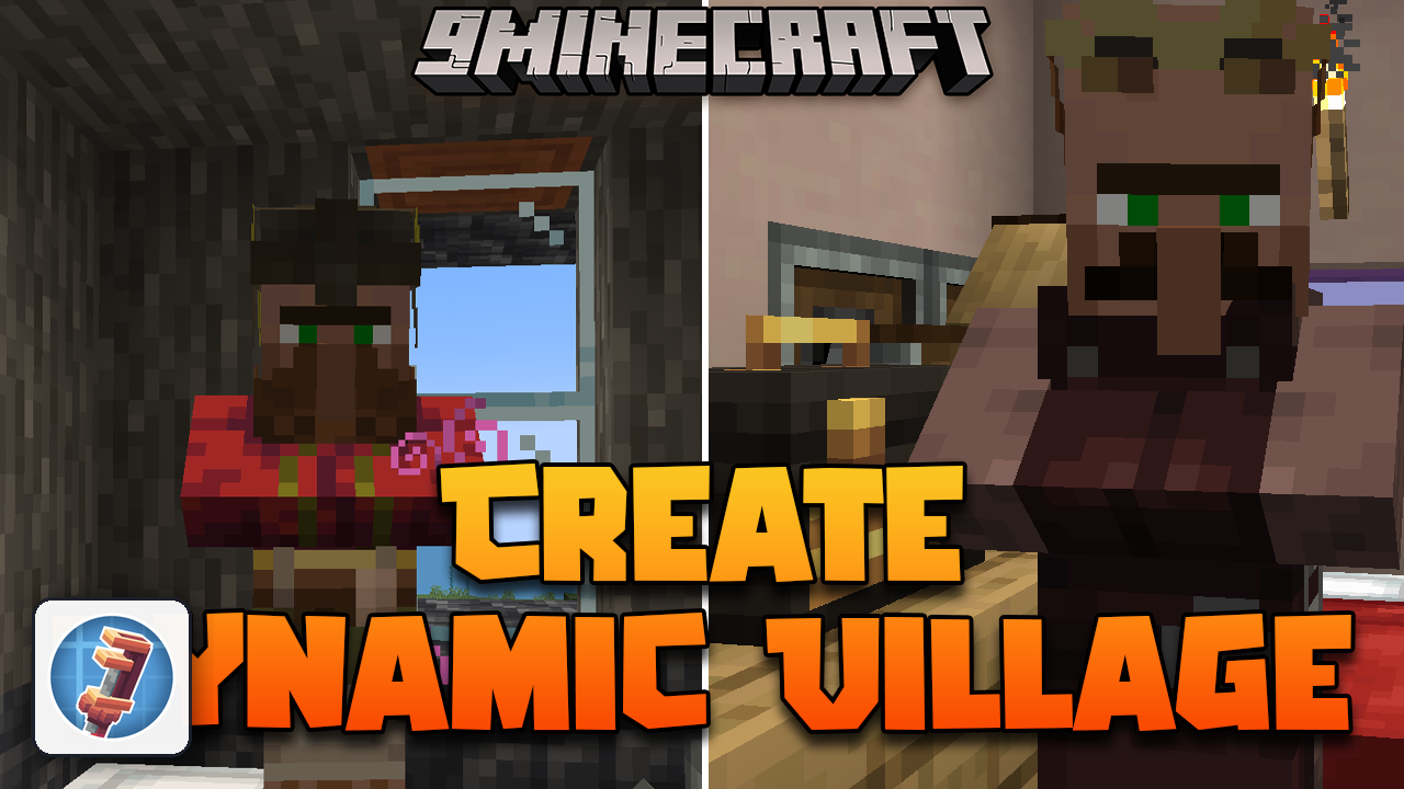 Create Dynamic Village Mod (1.21.1, 1.20.1) – Enhancing Village Life