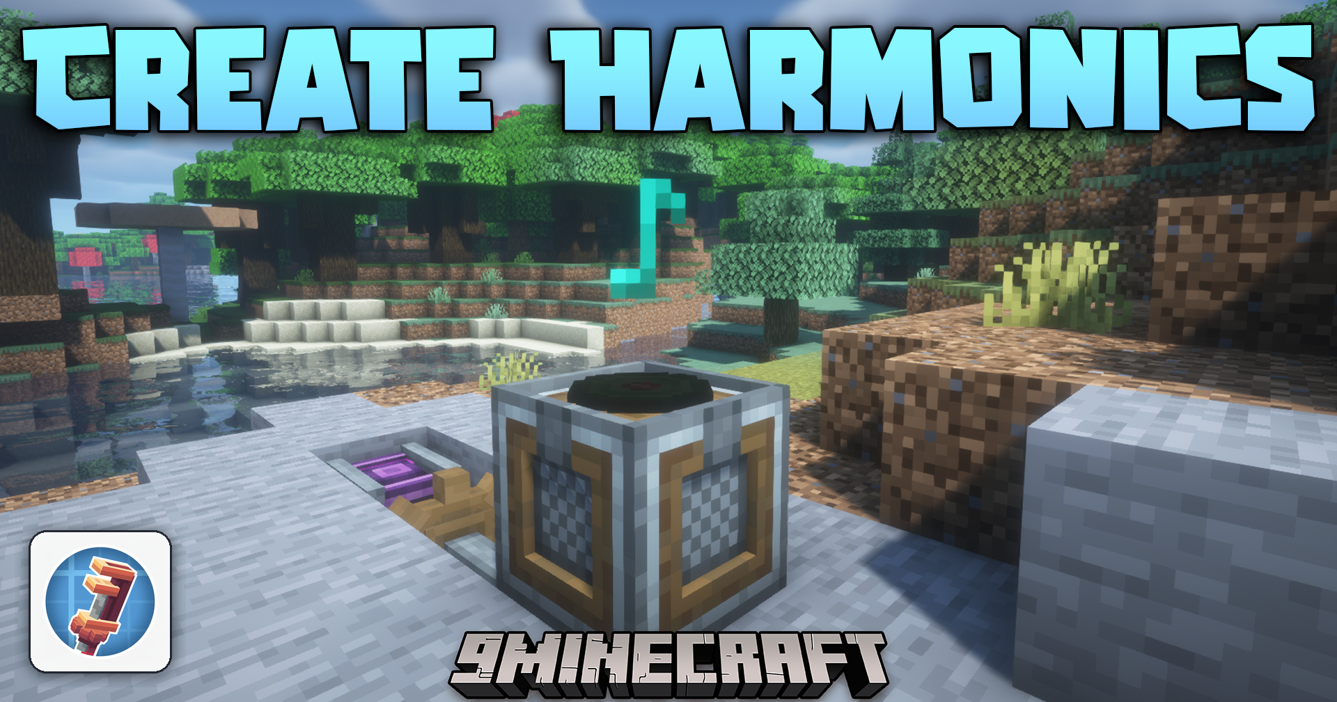 Create Harmonics Mod (1.21.1, 1.20.1) – URL Music Playback With Create Power