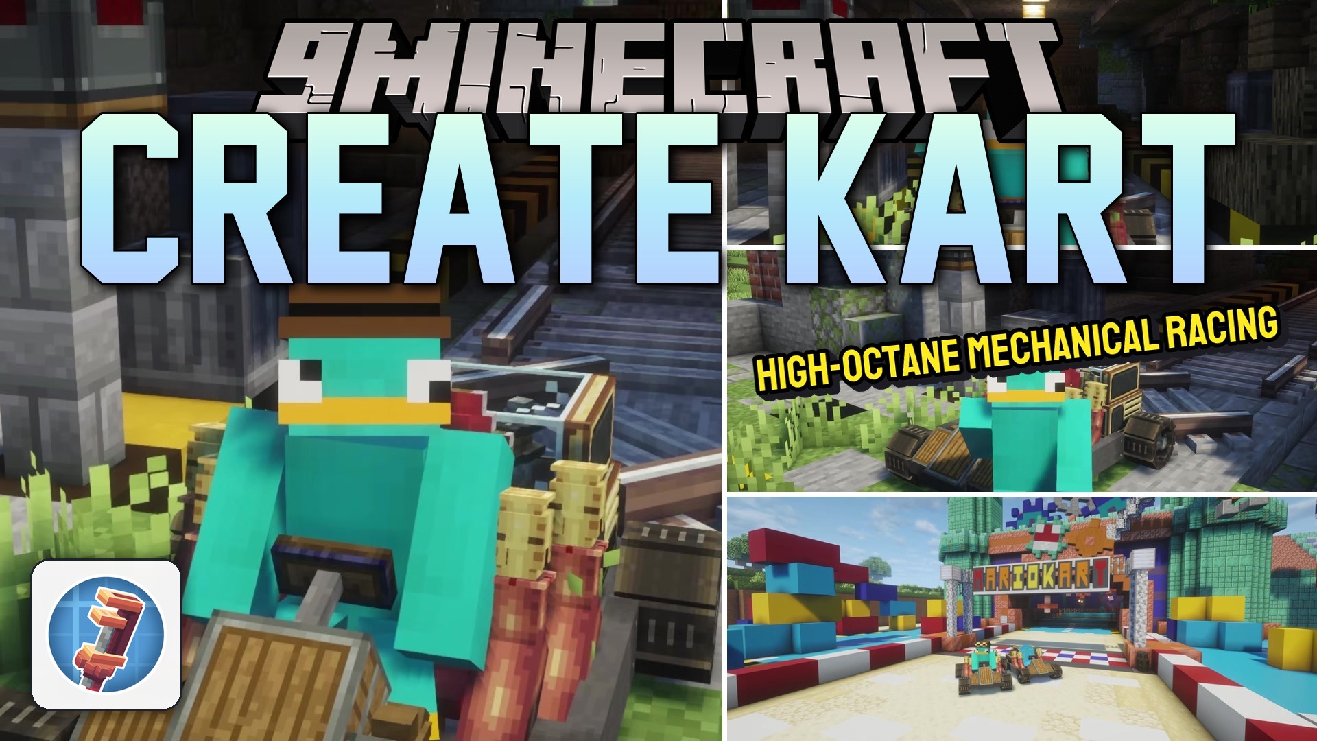 Create Kart by Stalosir Mod (1.20.1) – Build and Race Mechanical Go-Karts