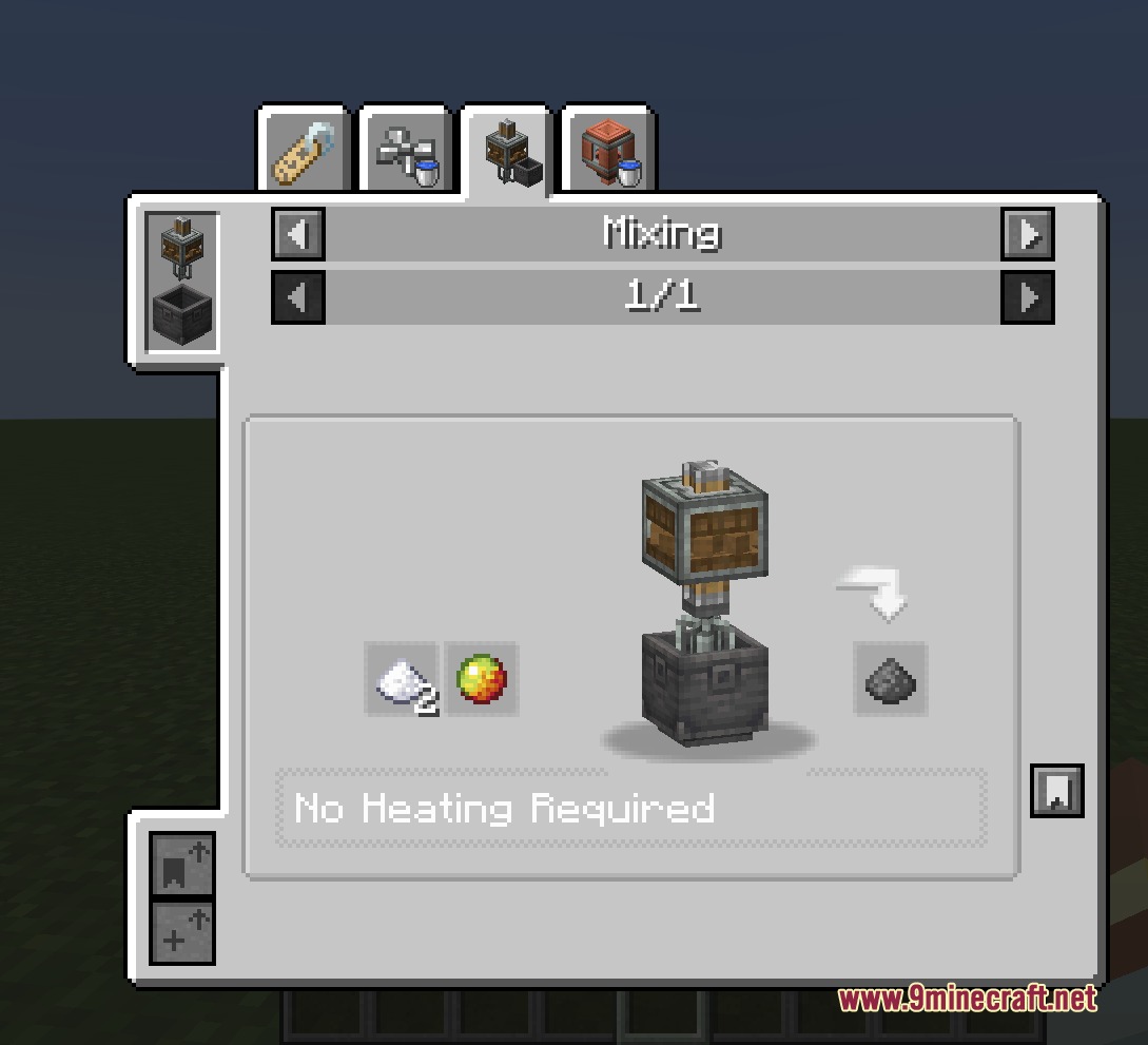 Mechanical mixer recipe for gunpowder using sugar and magma cream as ingredients
