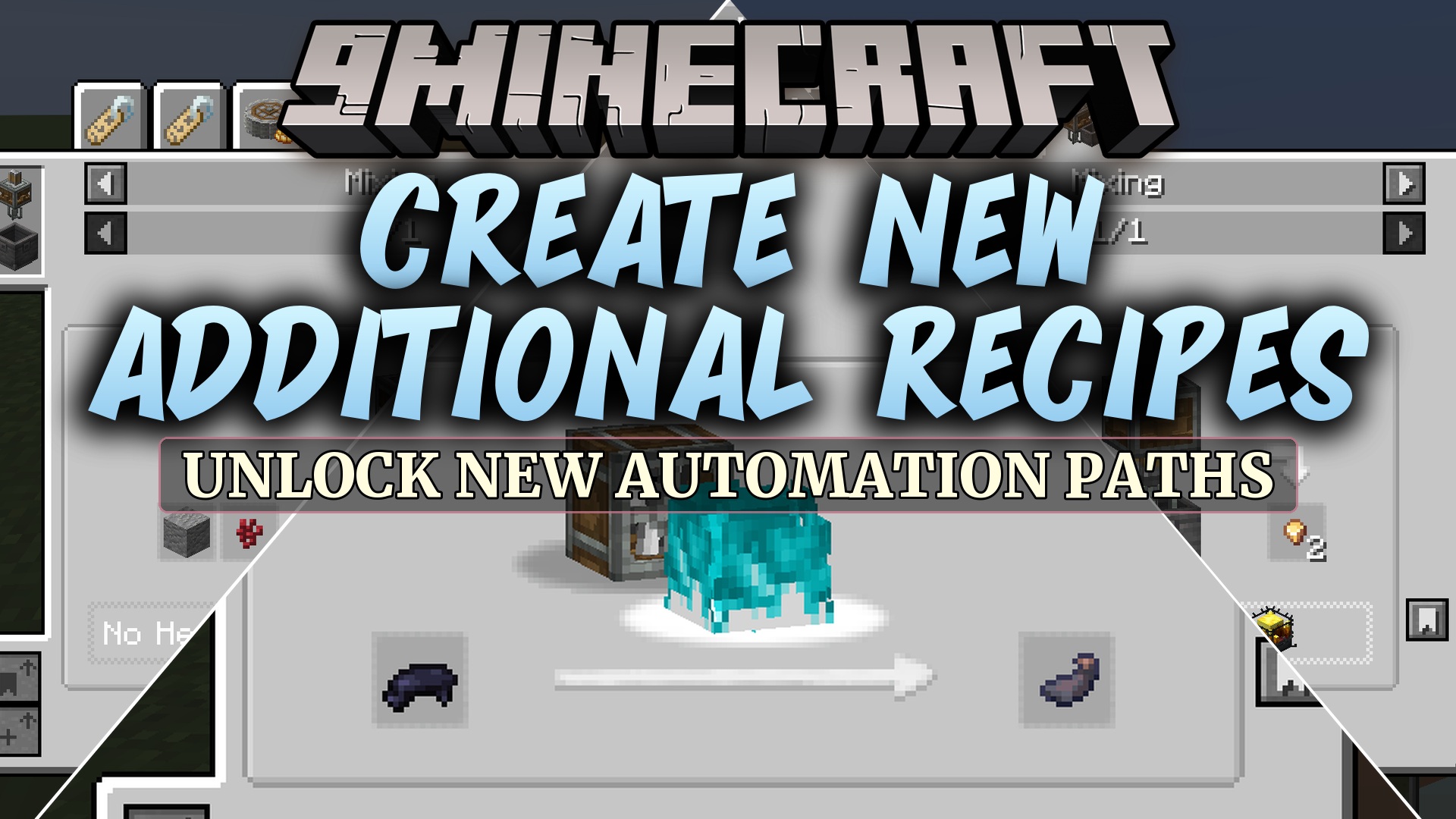 Create New Additional Recipes Mod