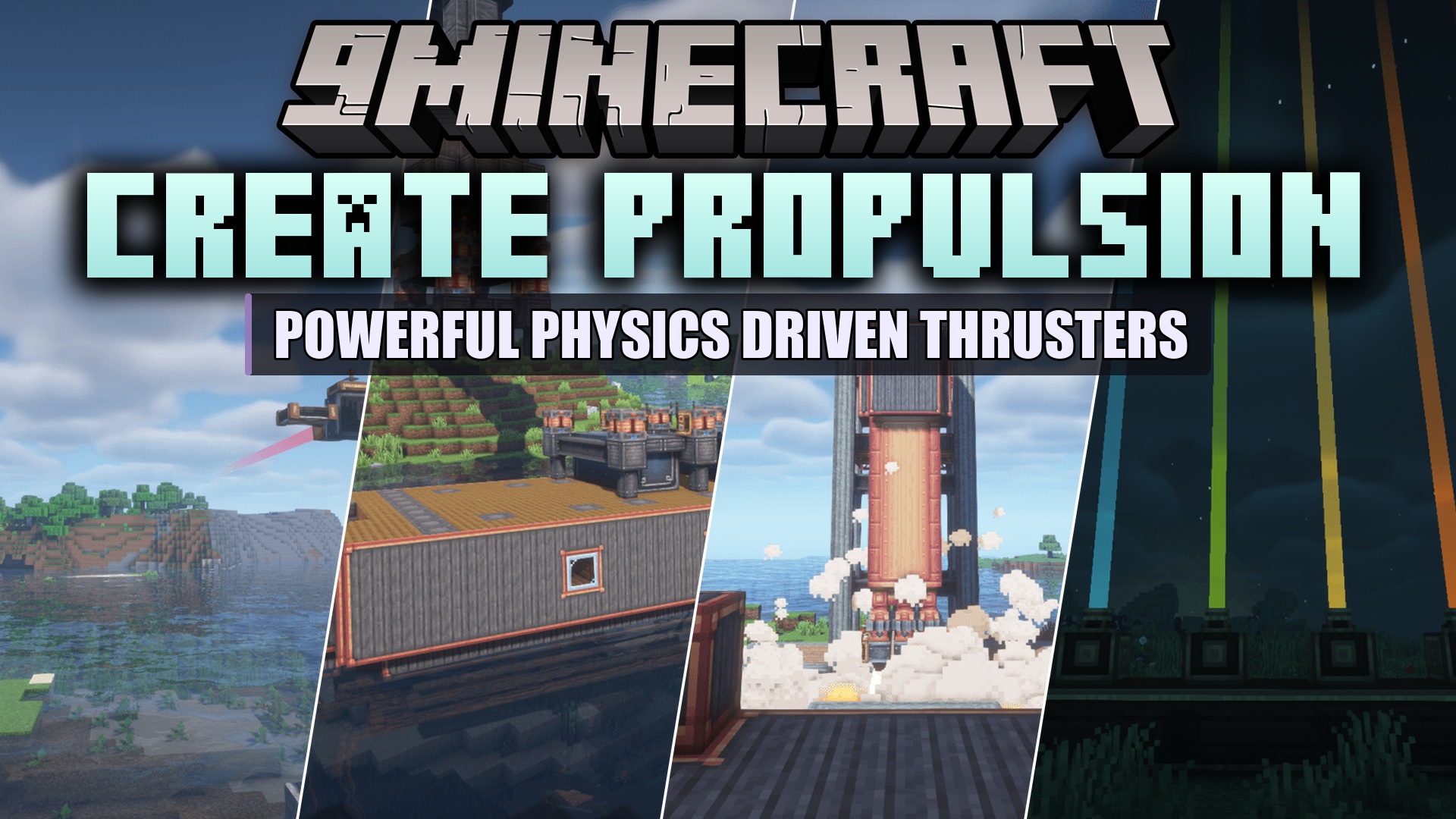 Create Propulsion Mod (1.20.1) – Build and Fly Thruster Powered Physics Ships