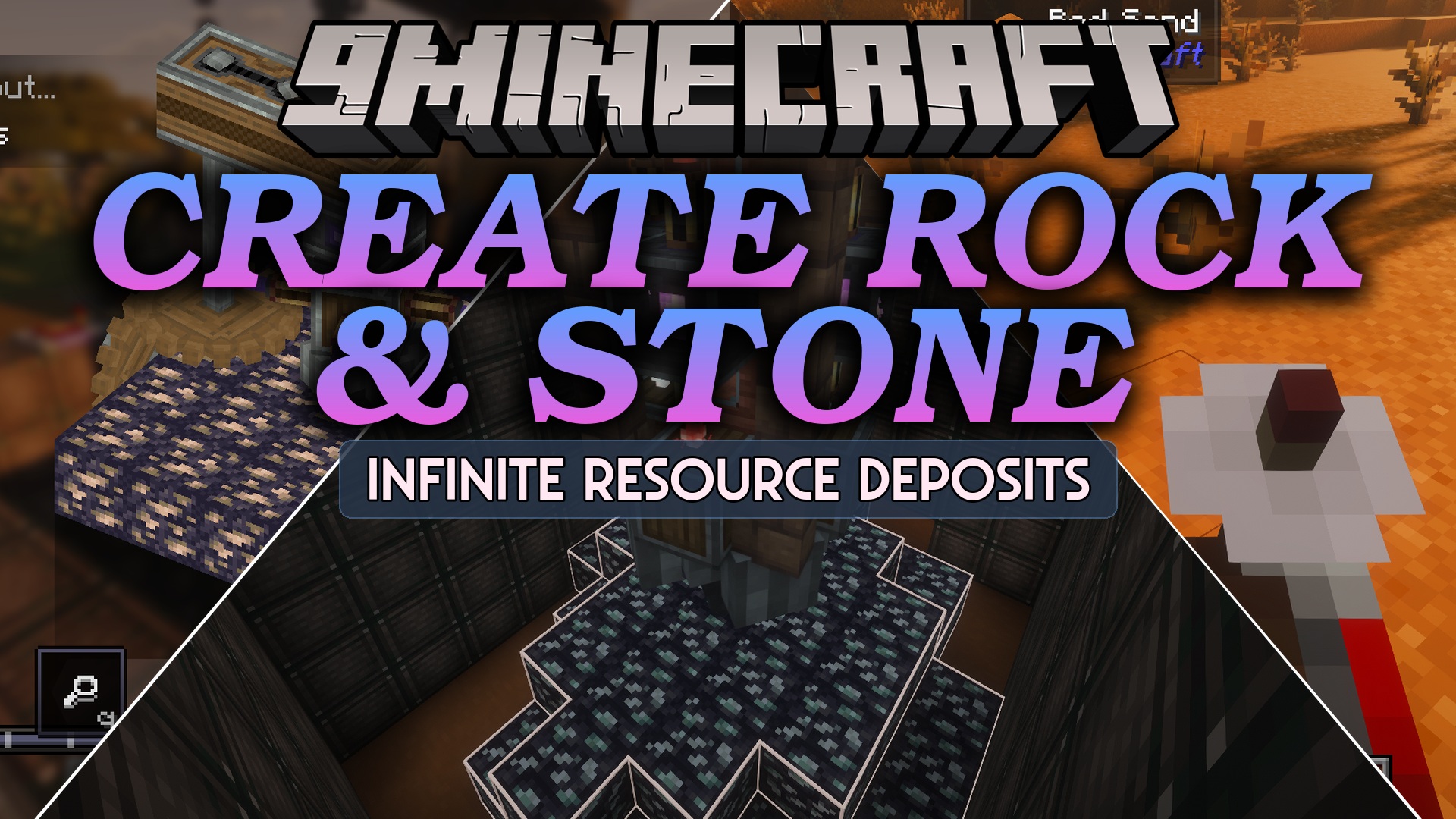 Create Rock & Stone Mod (1.21.1, 1.20.1) – Extract Infinite Ore Deposits