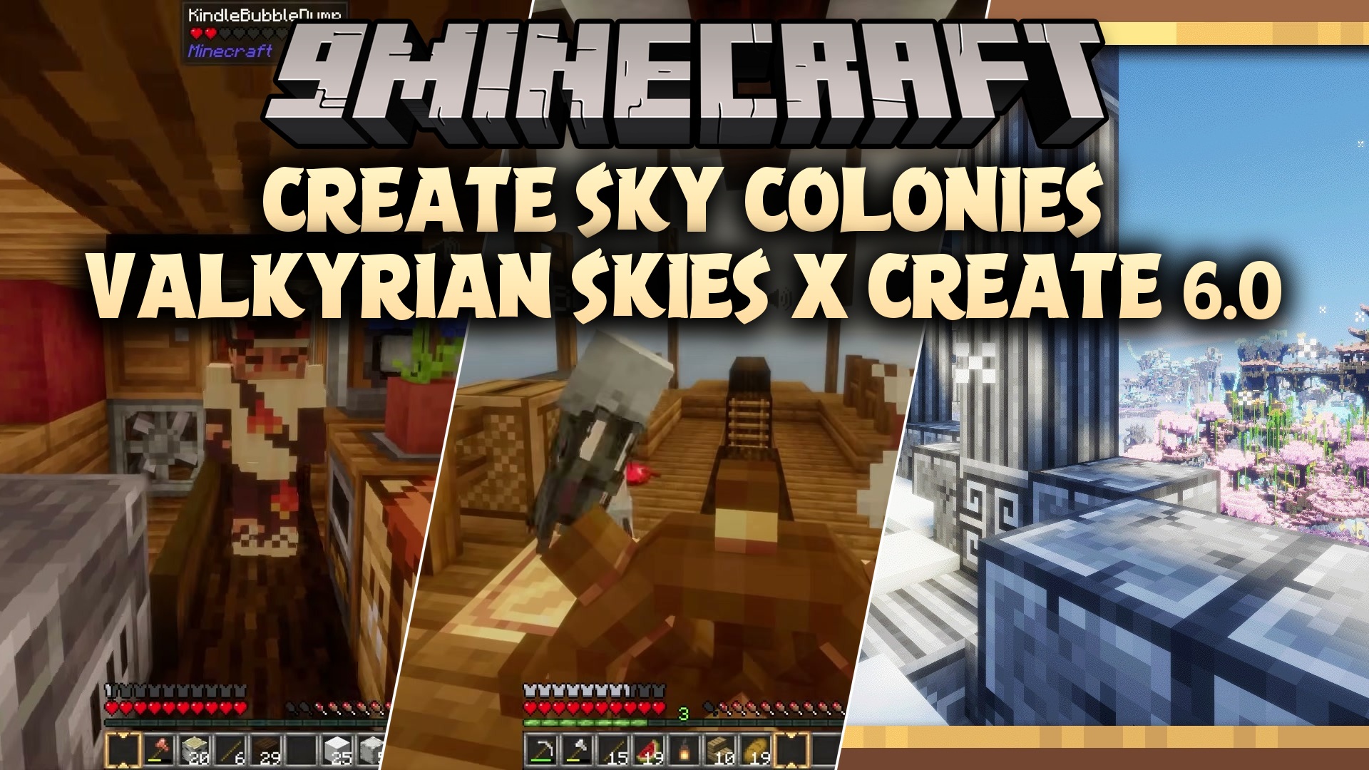 Create Sky Colonies Valkyrian Skies X Create 6.0 Modpack (1.20.1) – Build Flying Ships And Sky