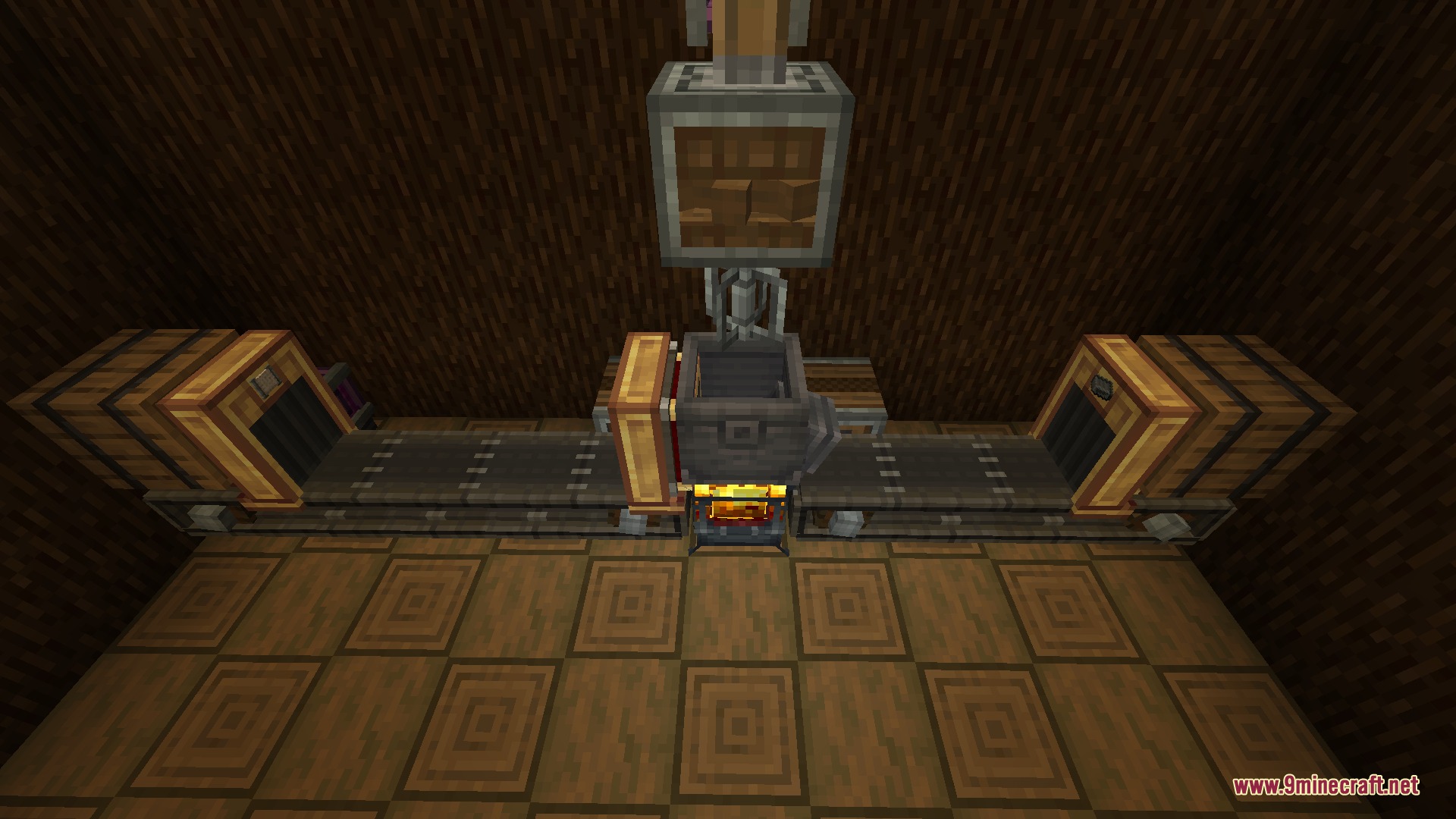 Create Stellaris Mod Screenshot 4 A mechanical mixer and heated basin used for forging industrial metal alloys
