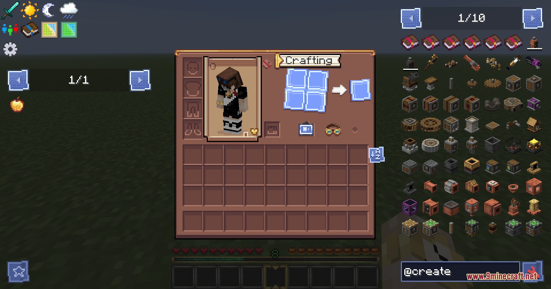 Create Style Interface Resource Pack (1.21.1, 1.20.1) — screenshot 1