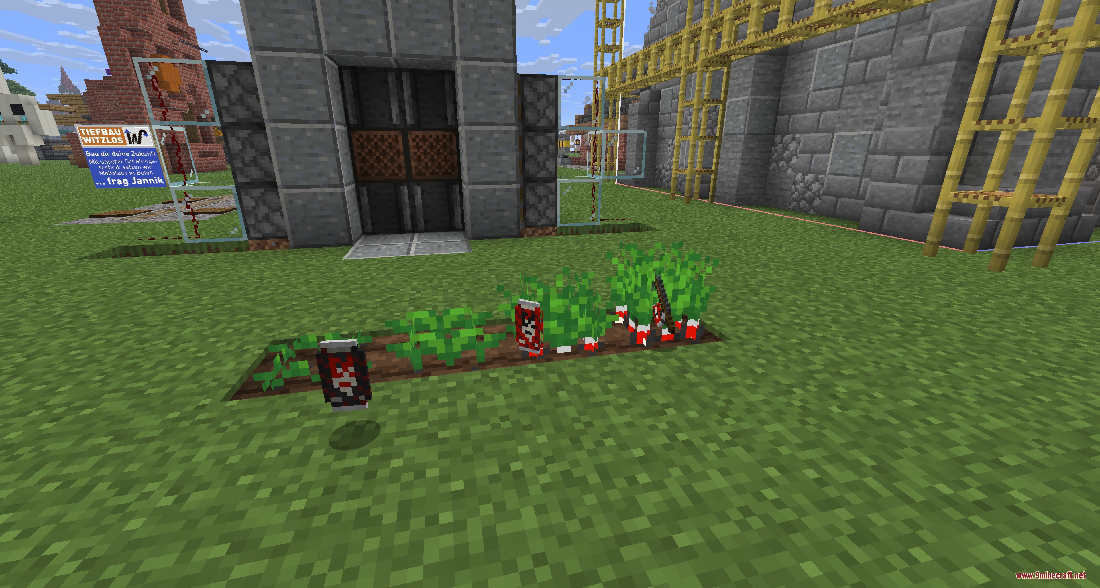 Crimson Fist Legacy Resource Pack Screenshot 5 Crimson Fist Legacy Resource Pack turns garden carrots into Knabe Kola bottles