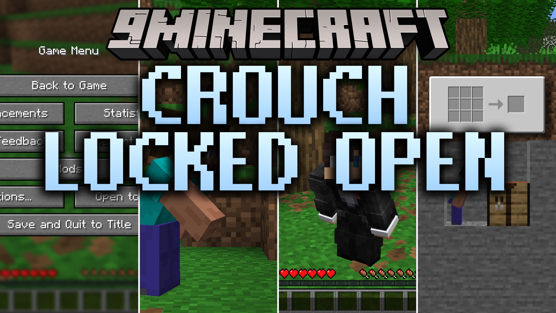 Crouch Locked Open Mod