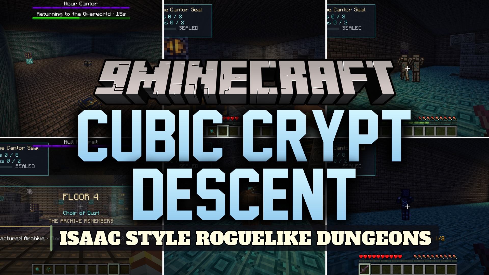 Cubic Crypt Descent Mod (26.2, 1.20.1) – Conquer Procedural Roguelike Dungeons