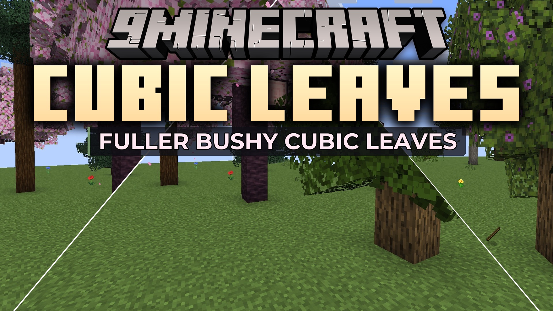 Cubic Leaves 9minecraft Resource Pack