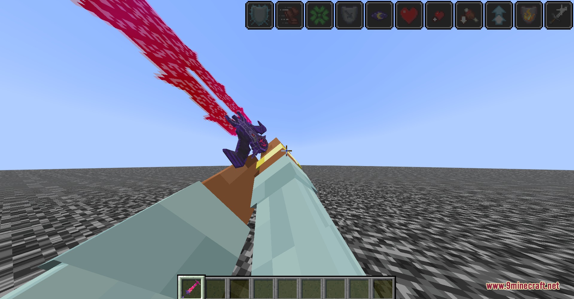 DOOM the Titans Mod Screenshot 1 Player wielding the powerful Crucible sword from the DOOM the Titans mod