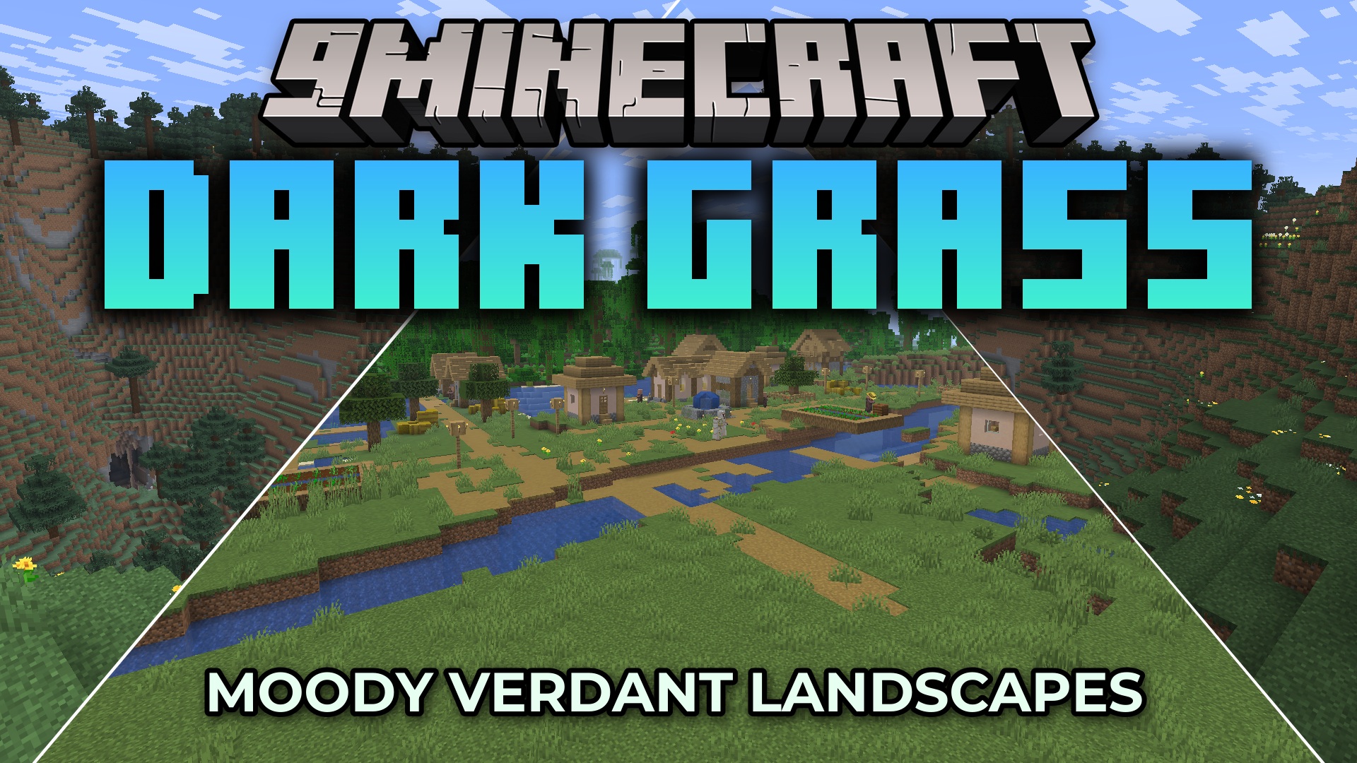 Dark Grass Resource Pack (26.2, 1.20.1) – Deeper Green Tones for a Moodier World