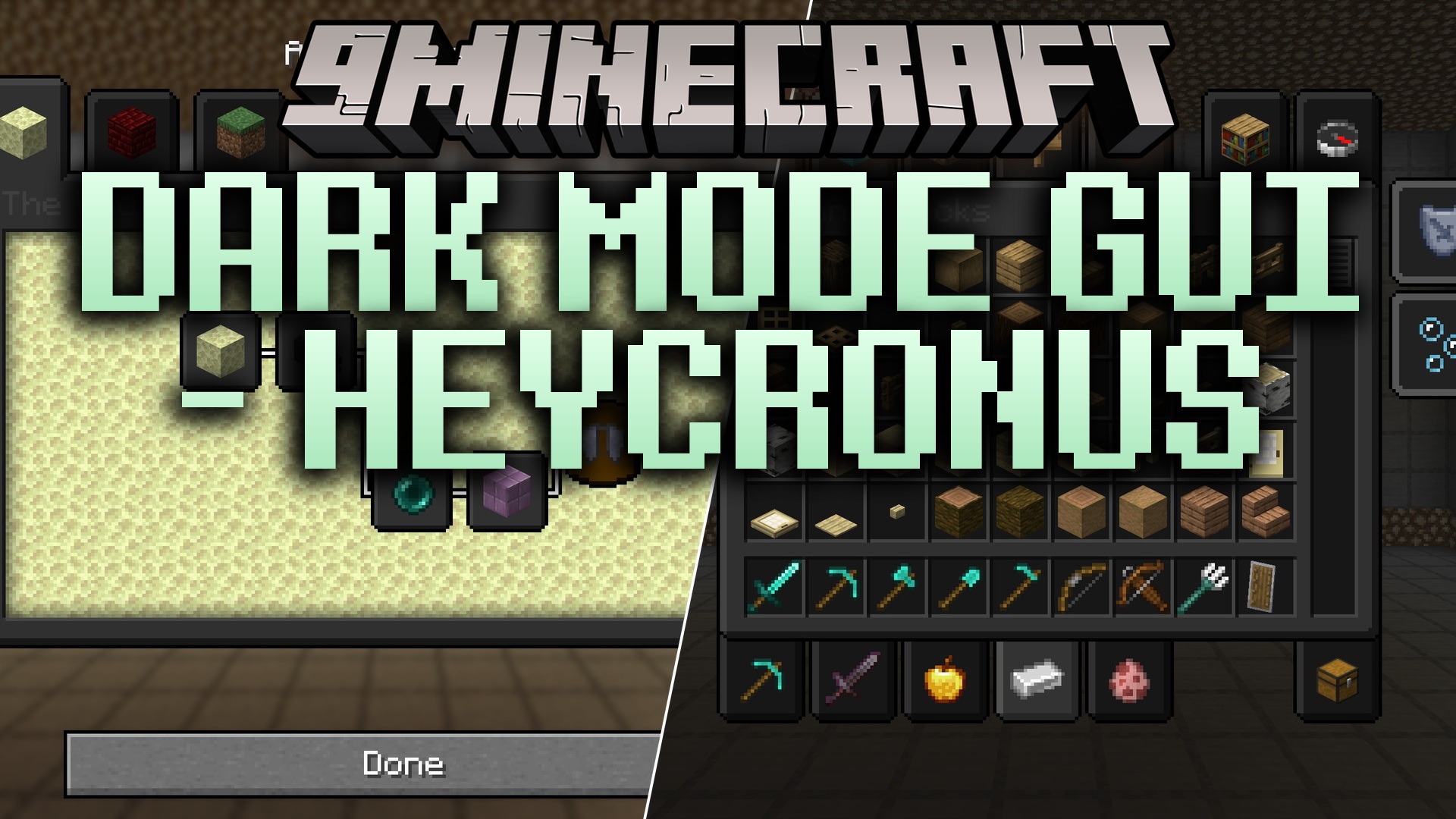 Dark Mode GUI - Heycronus Resource Pack