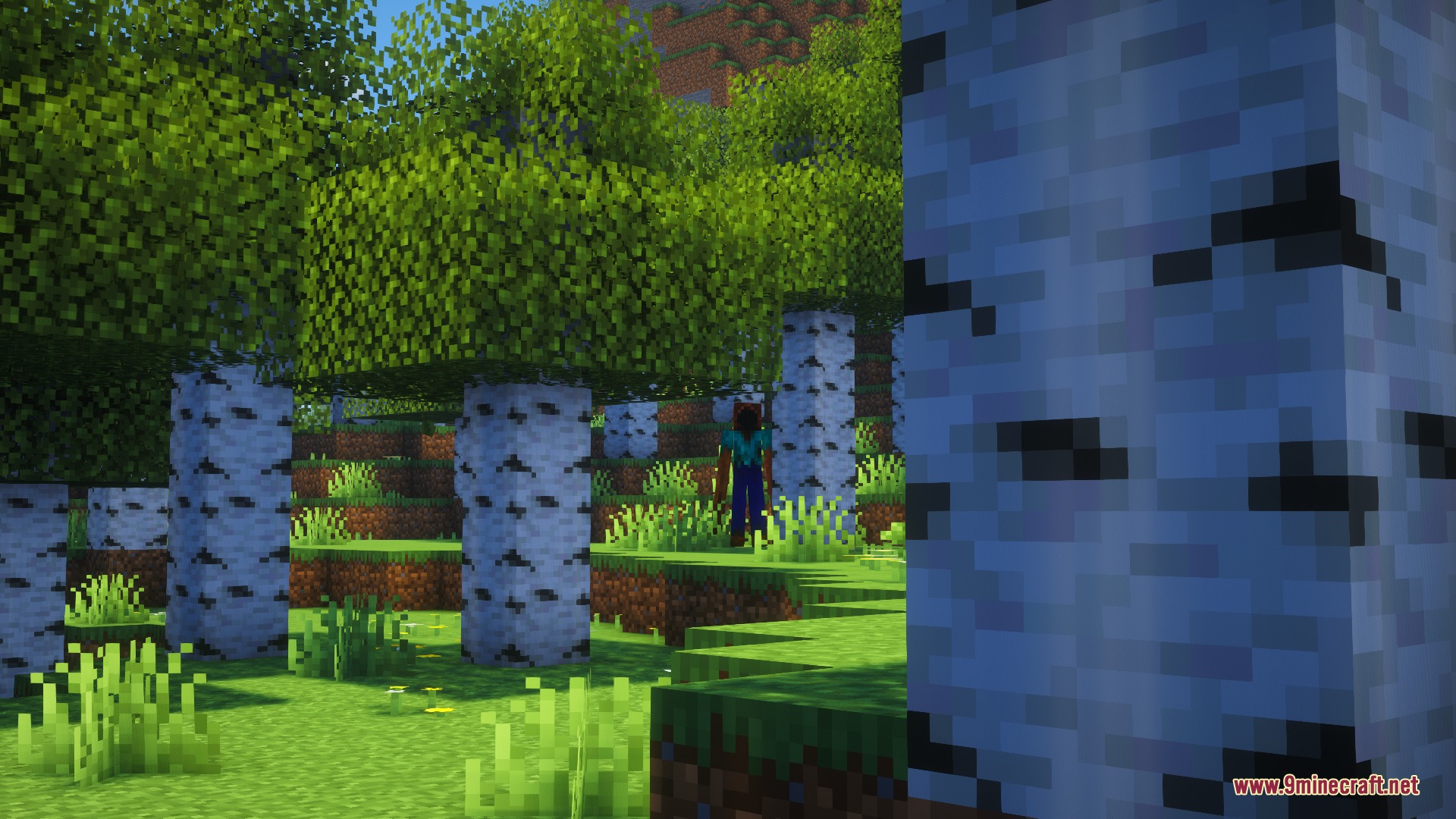 Decade of the Damned Mod Screenshot 1 A mysterious dark figure watches the player from a distance in the forest