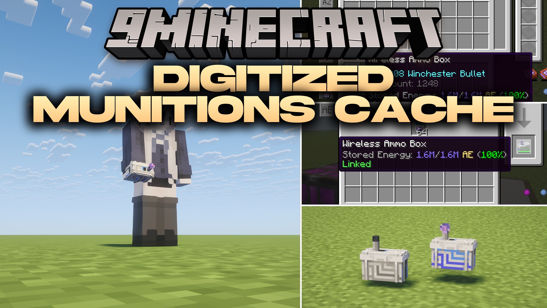 Digitized Munitions Cache Mod (1.21.1, 1.20.1) – Reload Guns Directly