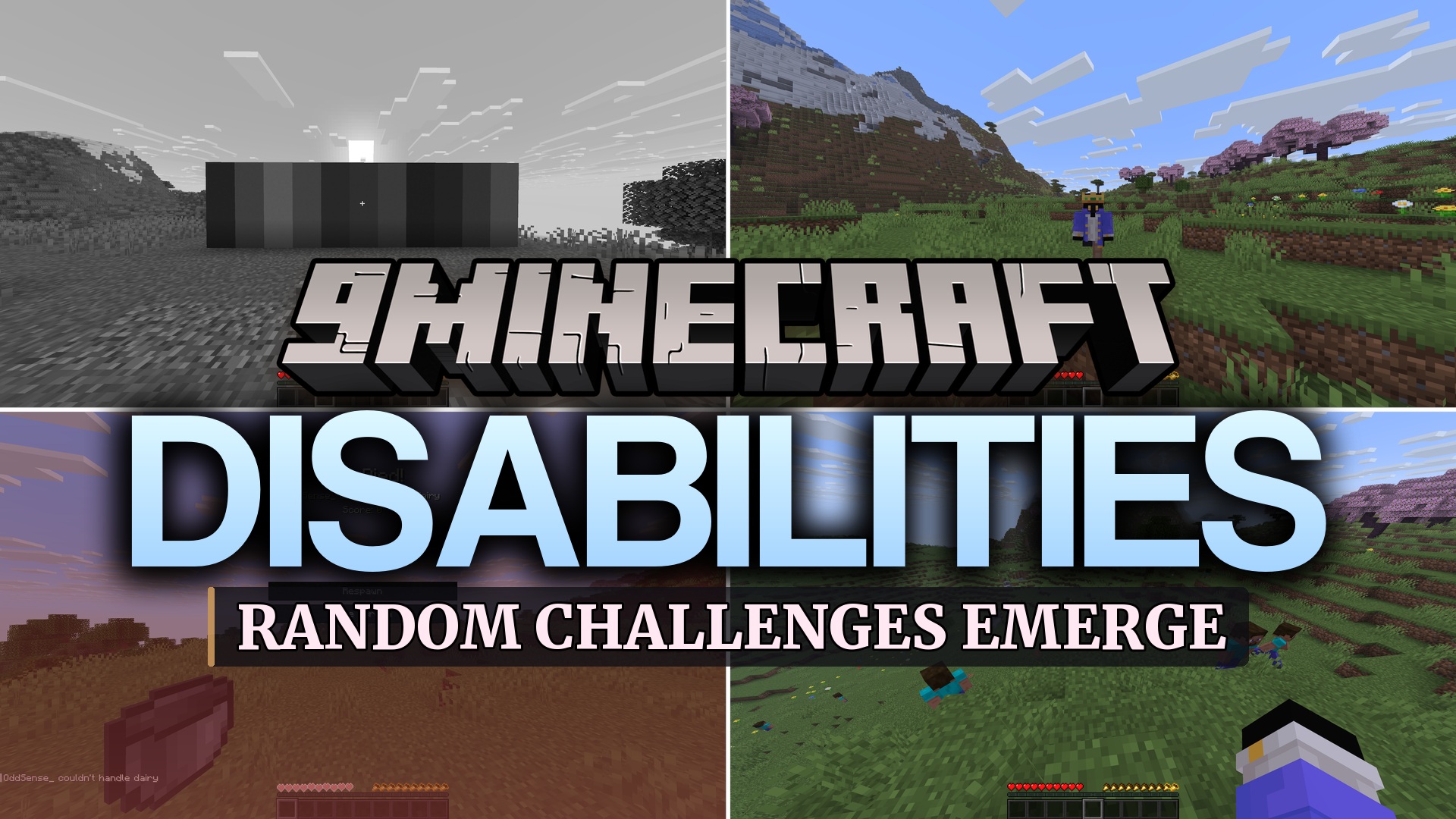 Disabilities Mod (1.21.11) – Survive with Random Physical and Mental Challenges