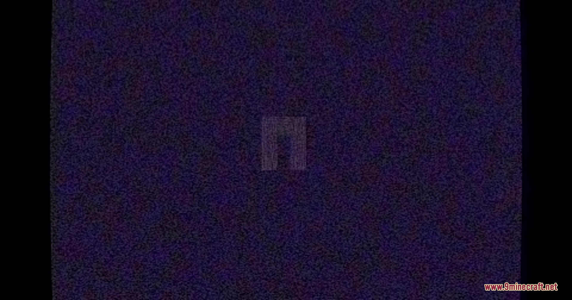 Do Not Join.jar Mod Screenshot 4 Distorted screen with heavy static noise and a faint blocky shape in center