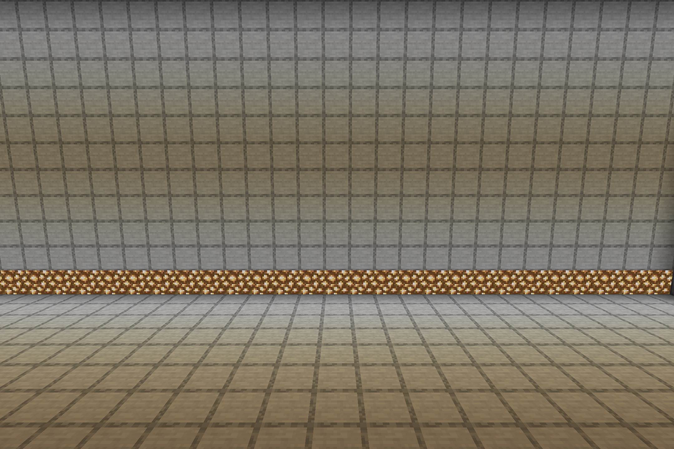 Donut Smp Essentials Resource Pack Screenshot 4 A clear view of the grid patterned walls and glowstone floor trim