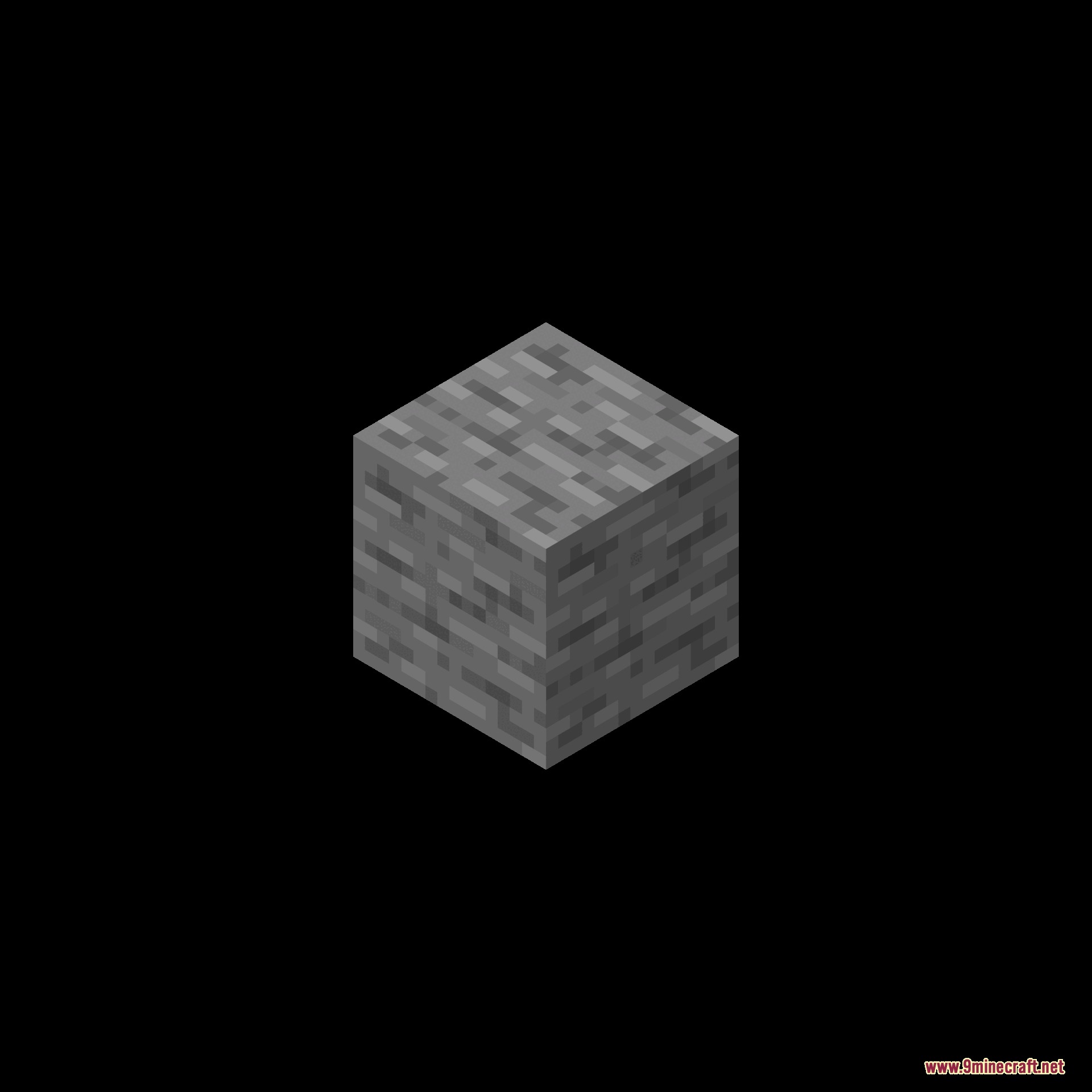 Dungeons Stone Resource Pack Screenshot 2 A single stone block with a custom texture from the Dungeons Stone pack
