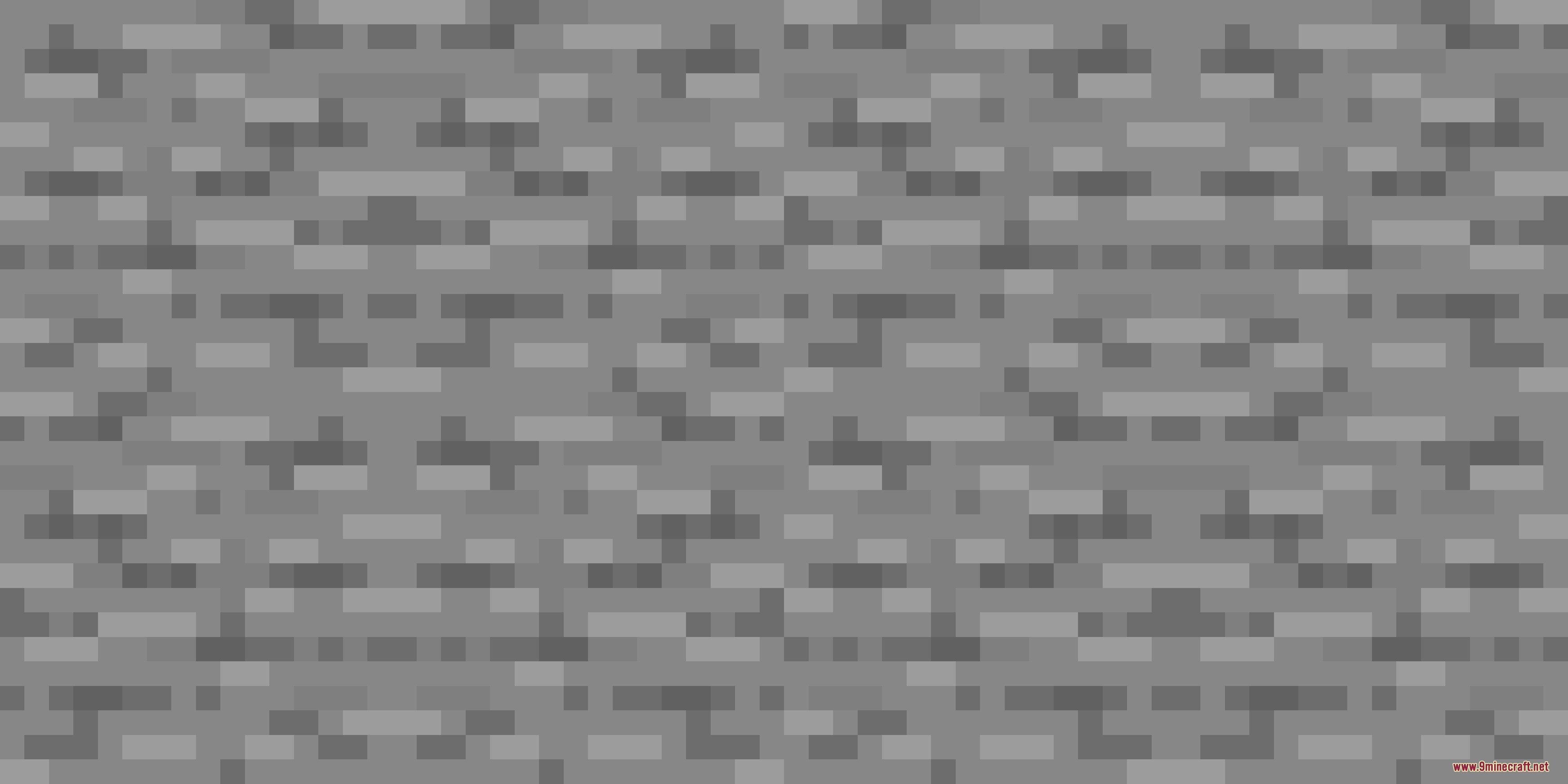 Dungeons Stone Resource Pack Screenshot 3 Seamless gray stone texture pattern featuring pixelated blocks for underground environments