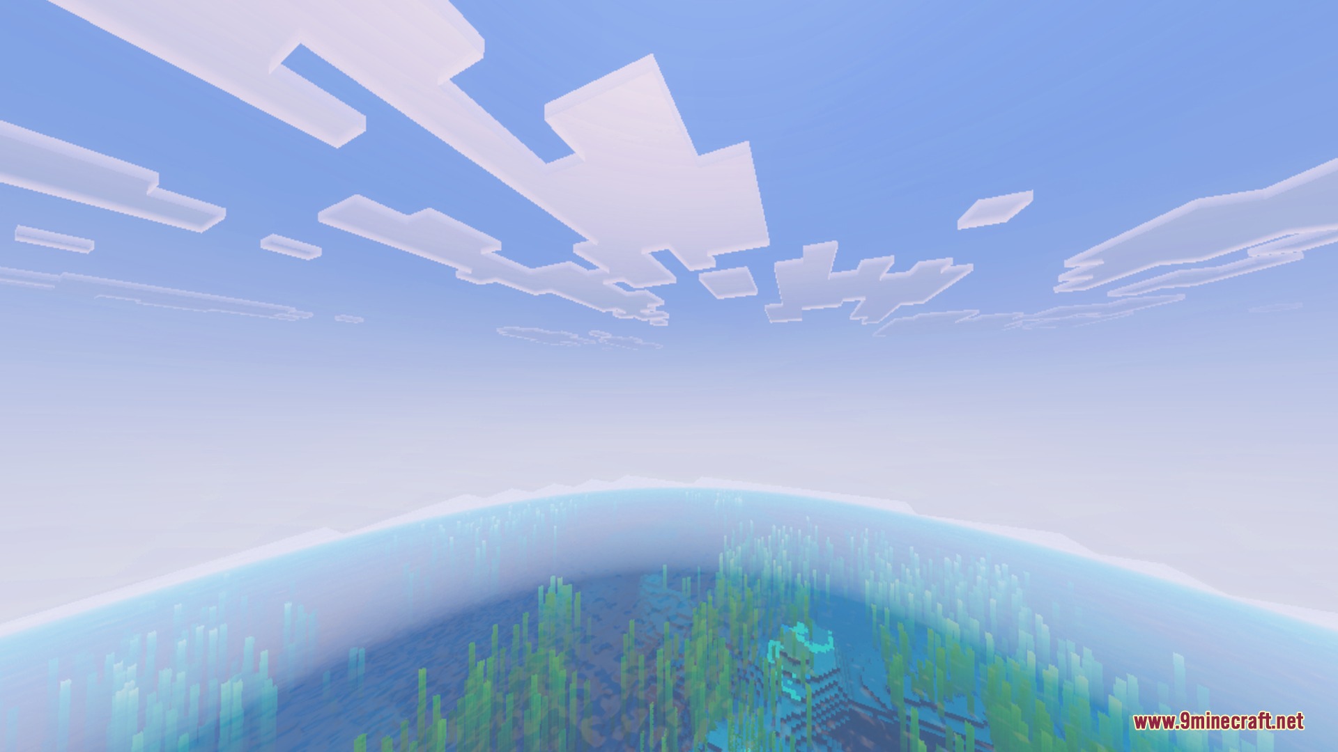 Dynamic Wave Shader Screenshot 6 Dynamic Wave mod creates realistic water reflections on a bright ocean surface