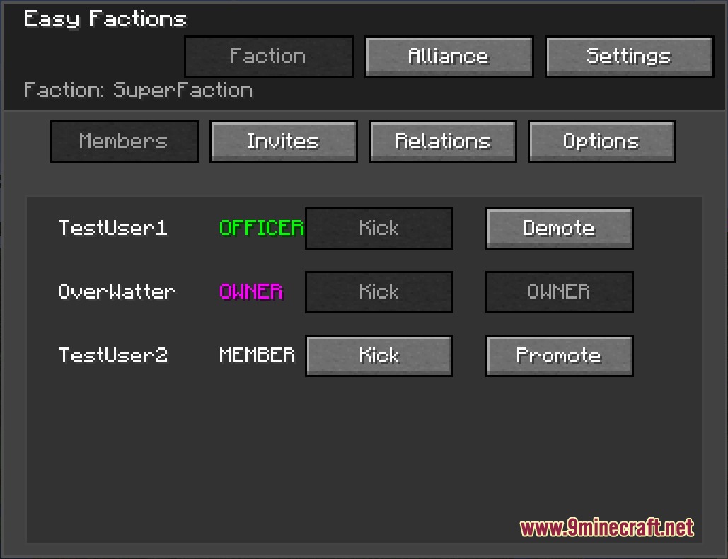 Easy Factions Unofficial Port Mod (1.21.1) – Claim Chunks and Wage Rival — screenshot 4
