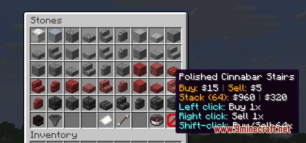 Economy Craft Mod (26.2, 1.21.1) – Trade Resources and Run Custom Player Shops — screenshot 1