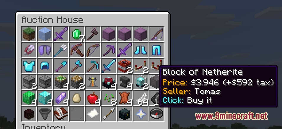 Economy Craft Mod (26.2, 1.21.1) – Trade Resources and Run Custom Player Shops — screenshot 2