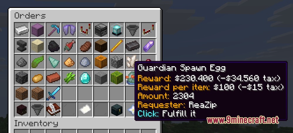 Economy Craft Mod (26.2, 1.21.1) – Trade Resources and Run Custom Player Shops — screenshot 3