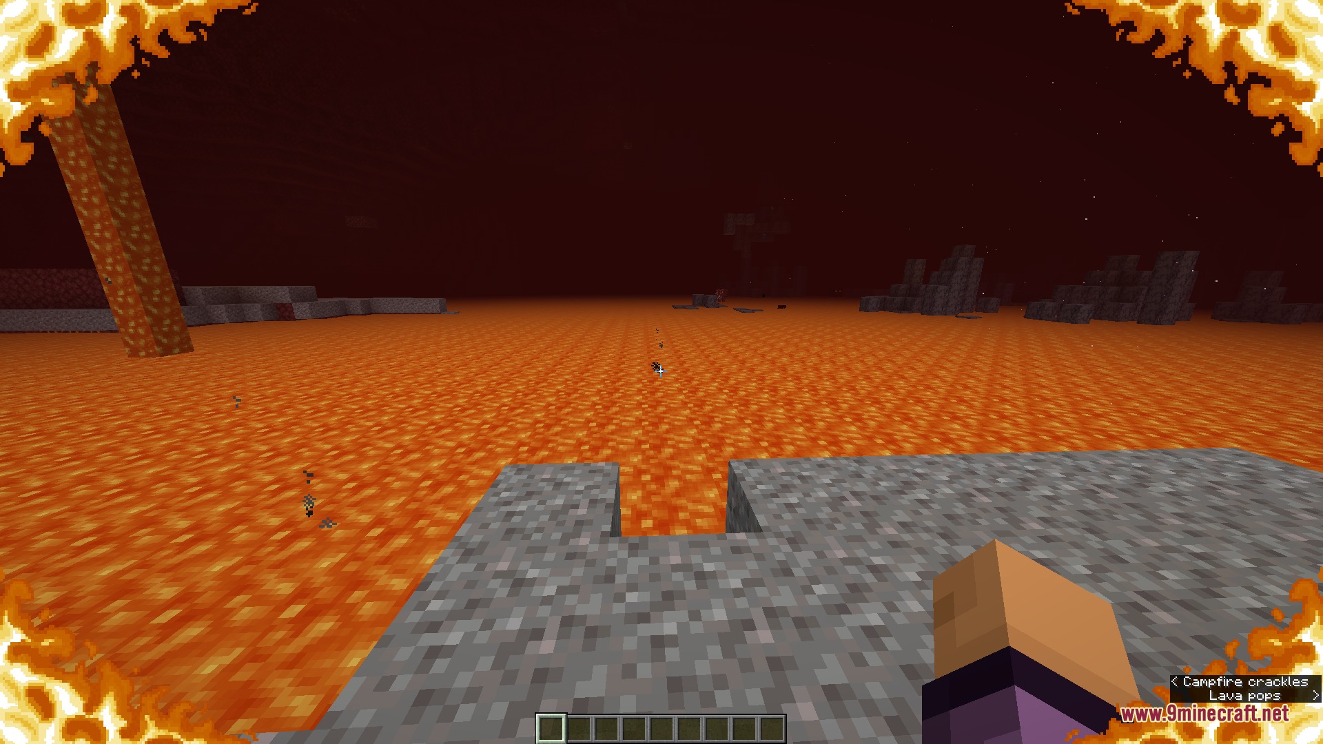 Ember Visual Architect Mod (26.2, 1.21.1) – Clear Screen Vision While Burning — screenshot 1