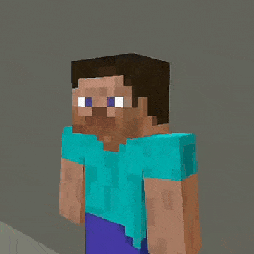 Emotion Mask Addon Screenshot 6 Minecraft character wearing a face mask while standing still in the game