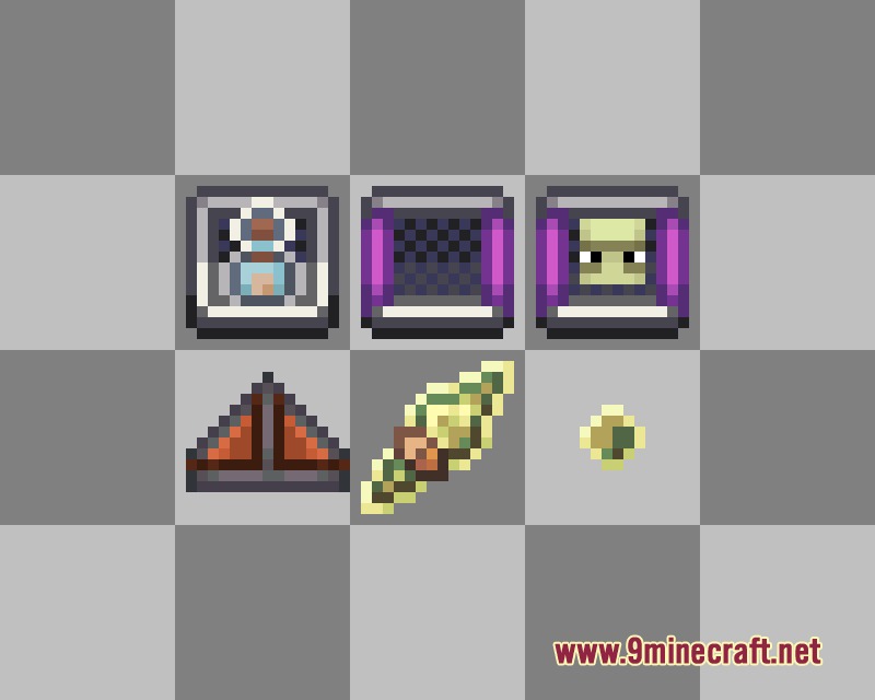 Ender IO Into the Void Resource Pack Screenshot 3 A grid showing various updated machine components and item textures