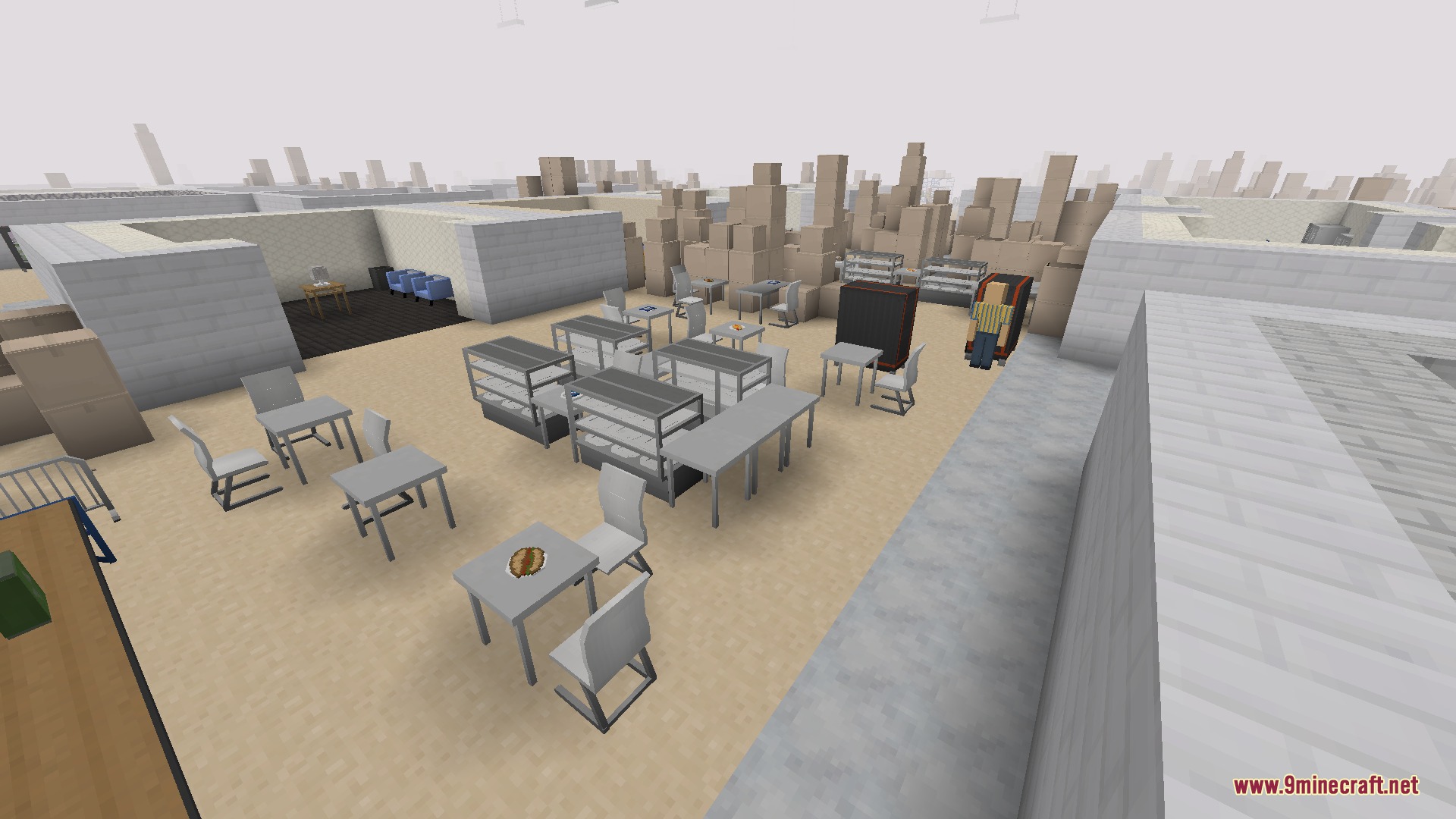 Endless Store Mod (1.21.1, 1.20.1) – Survive in an Infinite Retail Horror — screenshot 1