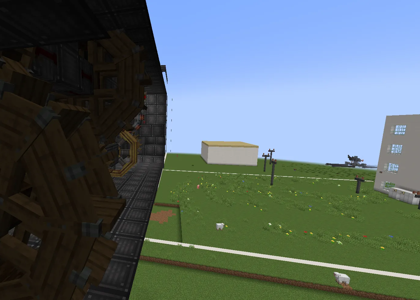 Engine Plus Gearbox Schematic Screenshots 1 Close up view of wooden gears inside a dark mechanical engine structure