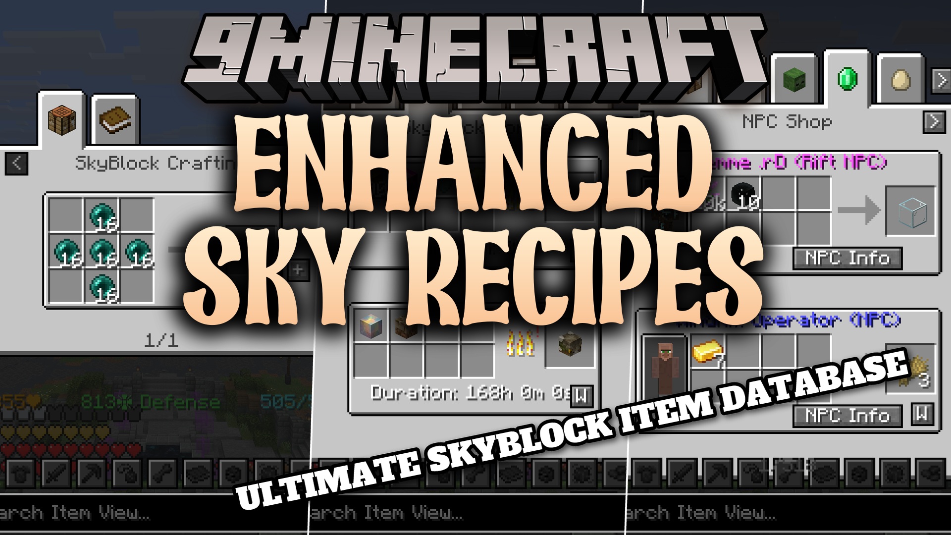 Enhanced Sky Recipes Mod