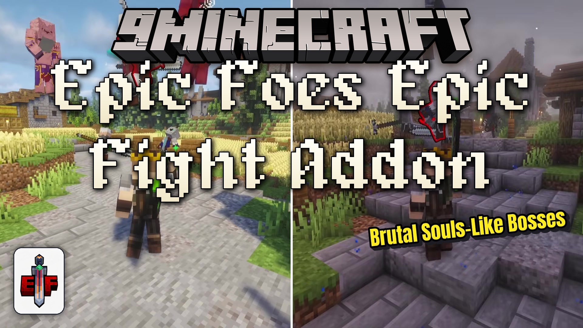 Epic Foes Epic Fight Addon Mod (1.20.1) – Defeat Seven Epic Bosses