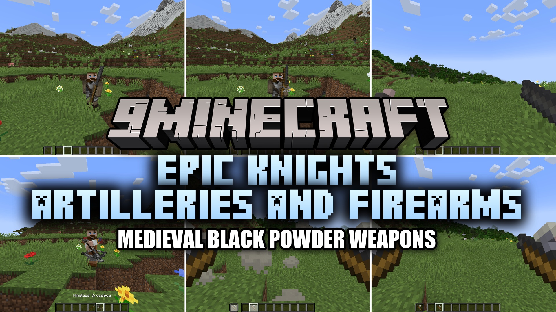 Epic Knights Artilleries and Firearms Mod (1.20.1) – Defend Castle Walls