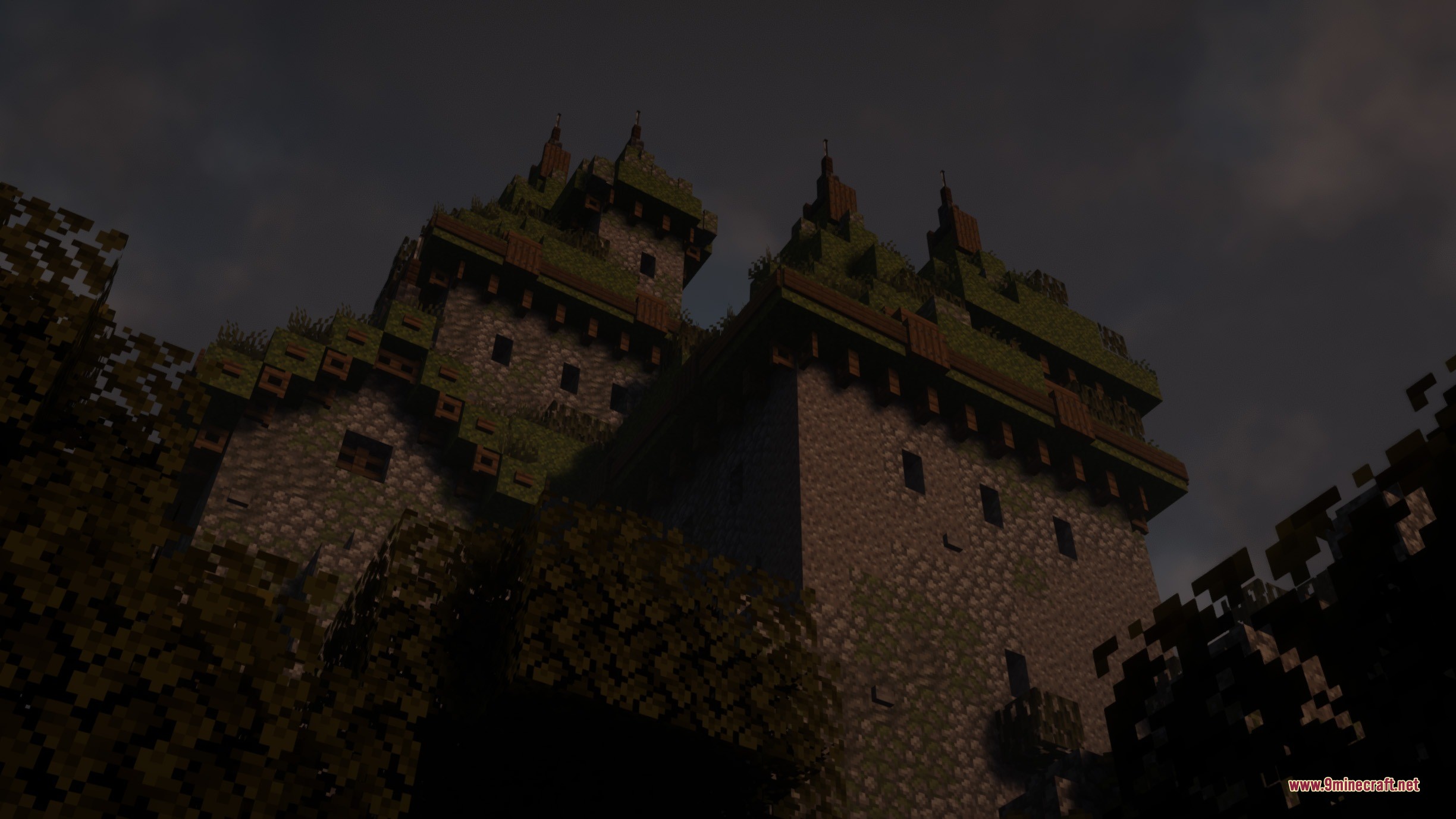 Epic Structures Witch Huts replaces standard swamp huts with massive medieval stone castles