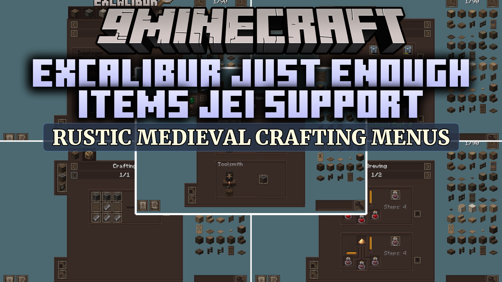 Excalibur Just Enough Items JEI Support by Ruseki_ Resource Pack