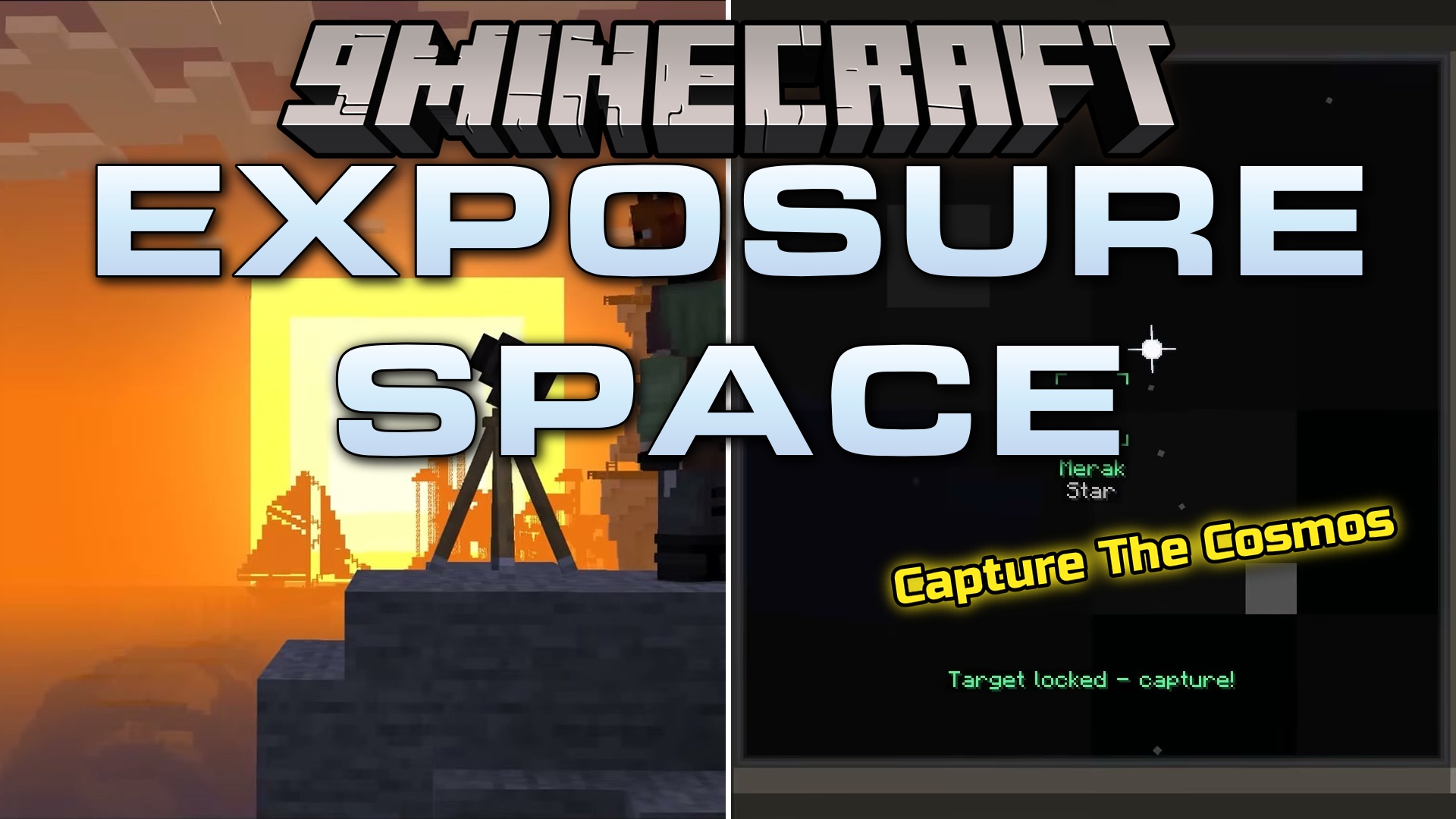 Exposure Space Mod (1.21.1) – Photograph Real Planets and Comets